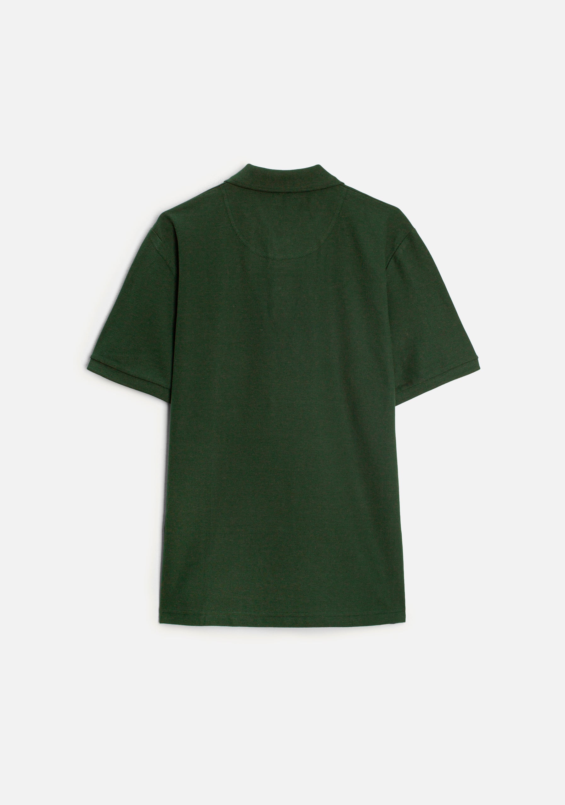Camiseta Polo H Unicolor L-Nar Verde Osc