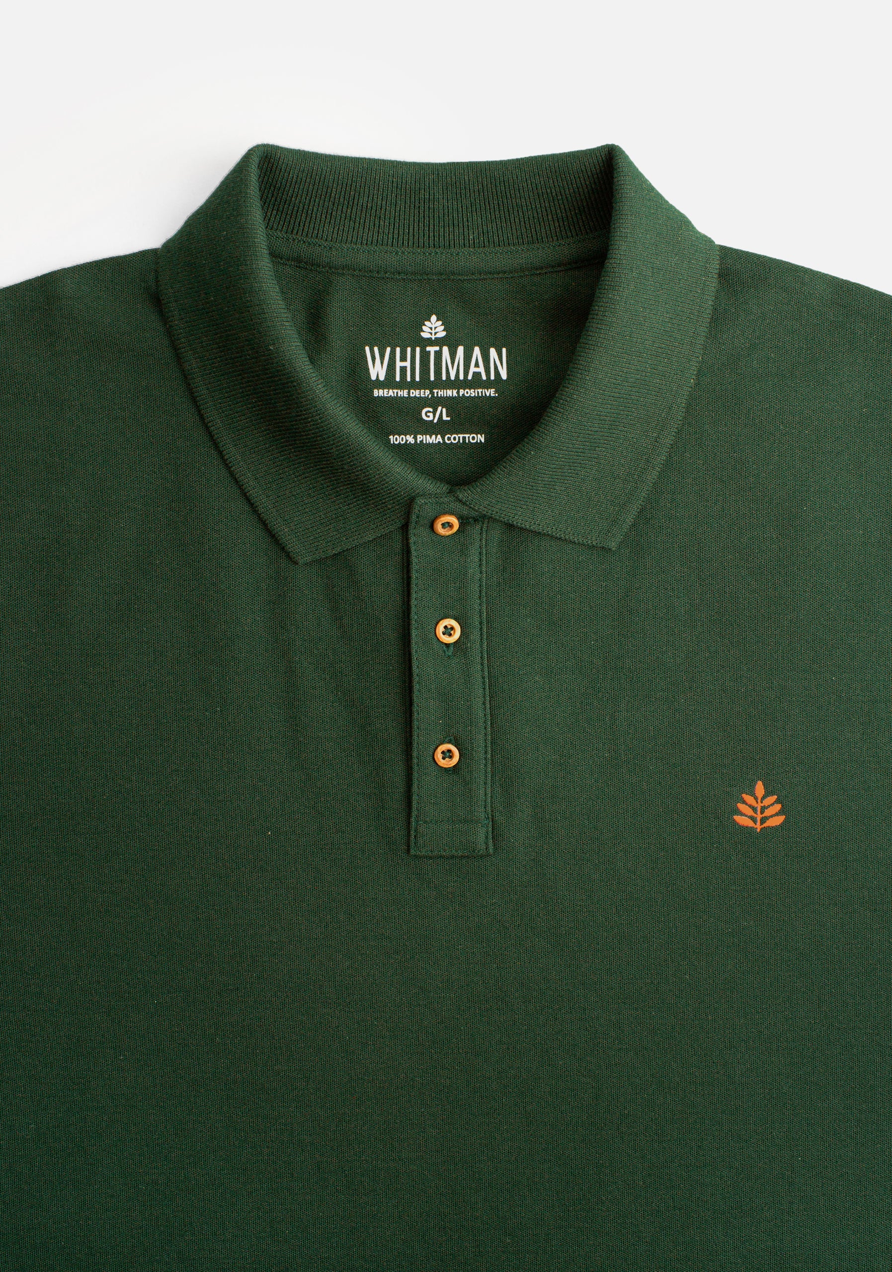Camiseta Polo H Unicolor L-Nar Verde Osc