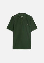 Camiseta Polo H Unicolor L-Ros Verde Osc.