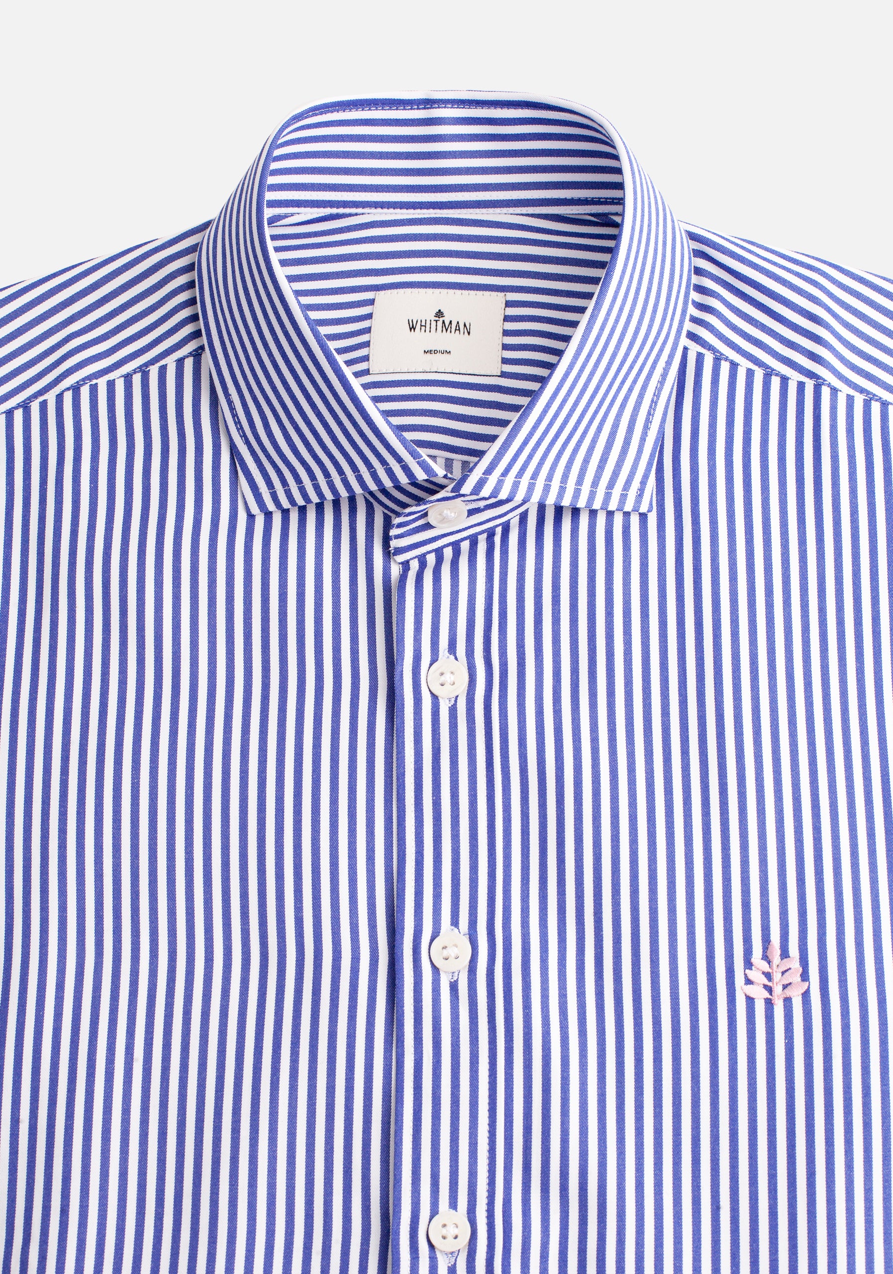 Camisa Rayas Med. Azul medio - Blanco CF L- Ros