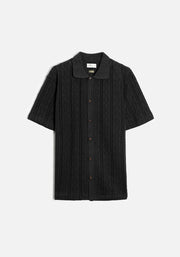 Camisa H Tejida Thomson Negro