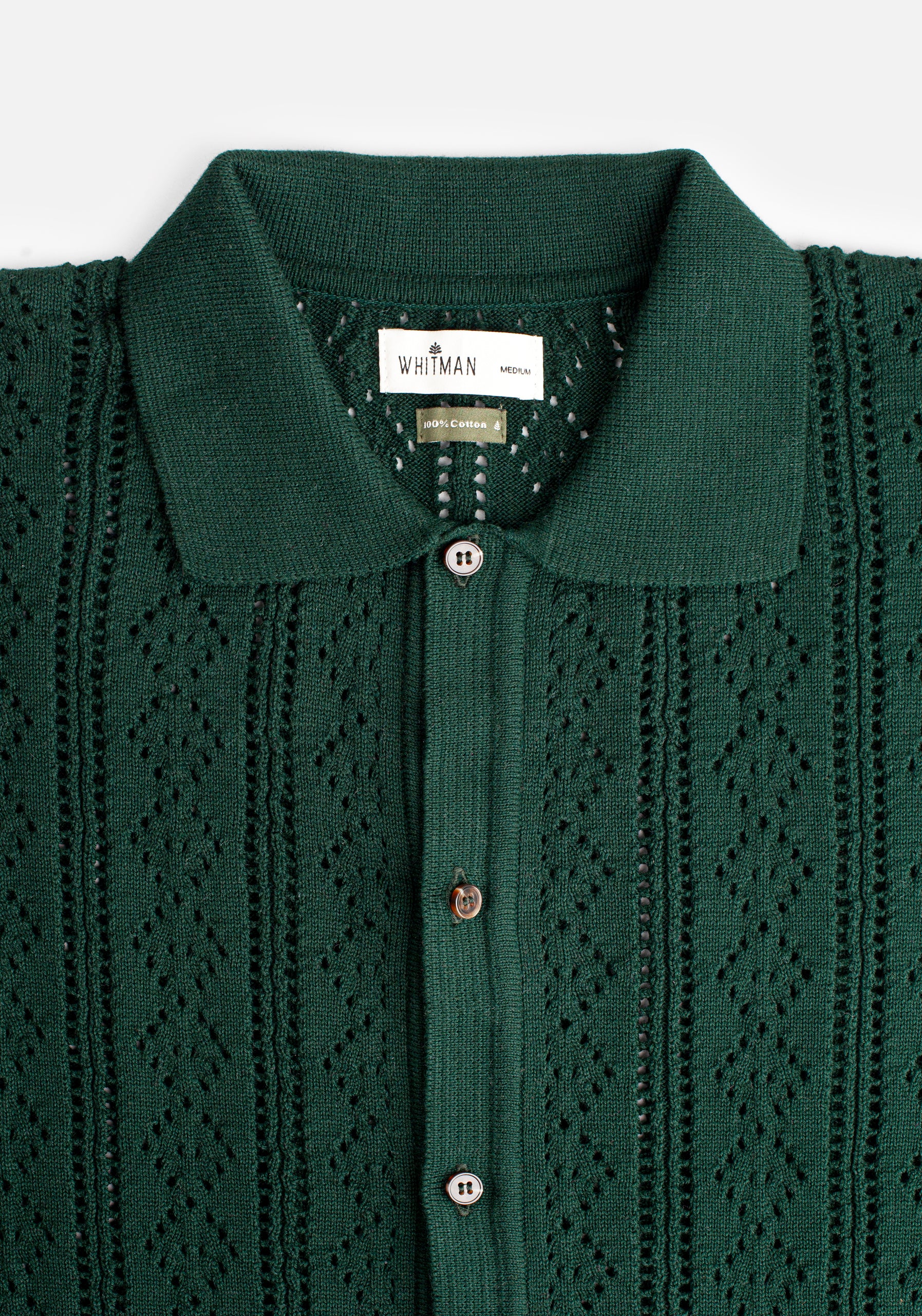 Camisa H Tejida Thomson Verde Bot