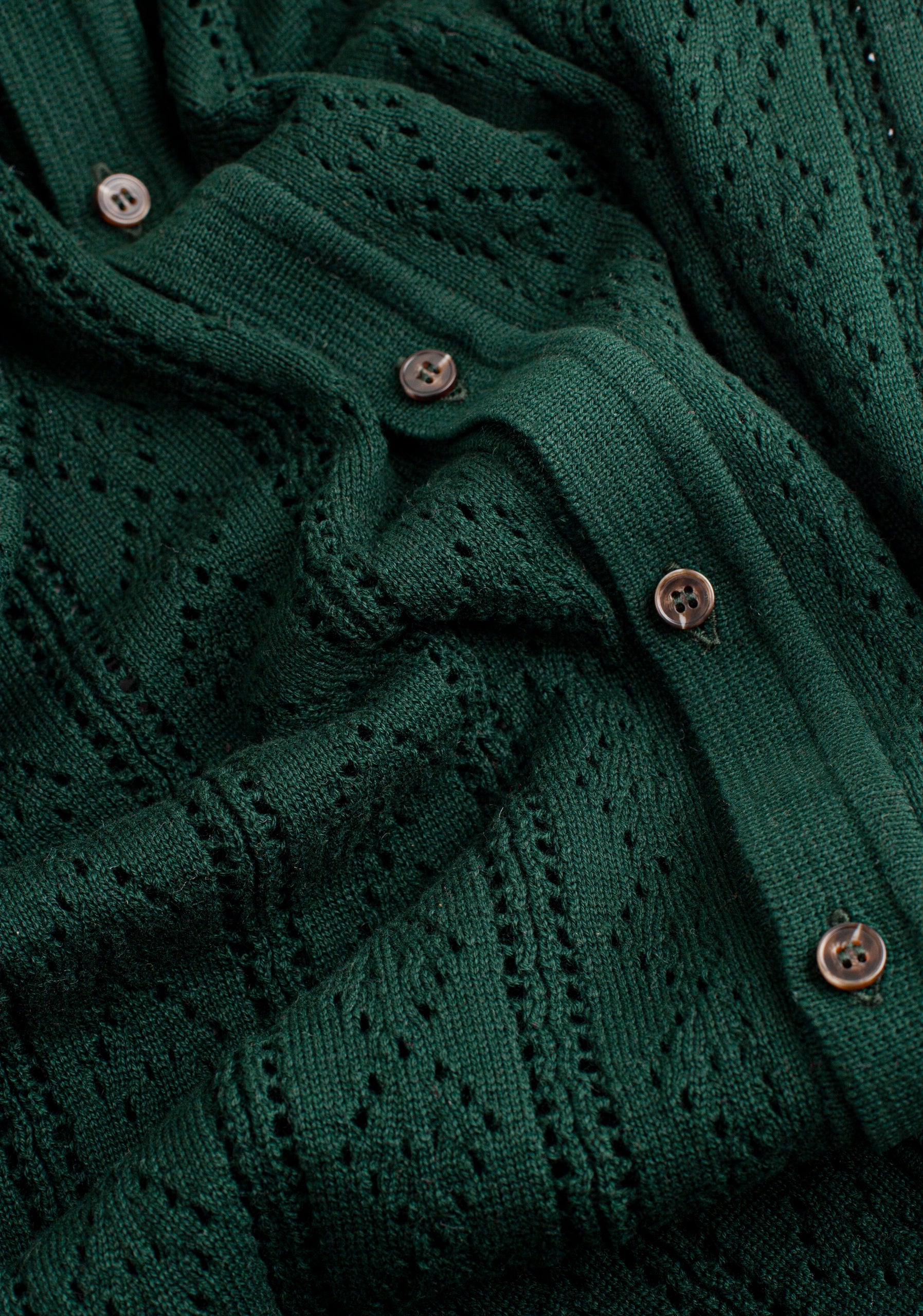 Camisa H Tejida Thomson Verde Bot