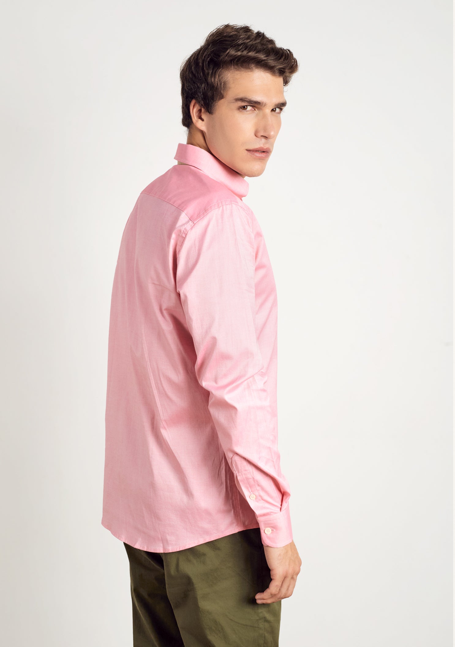 Camisa Salmon Cuello Button Down L-Atn