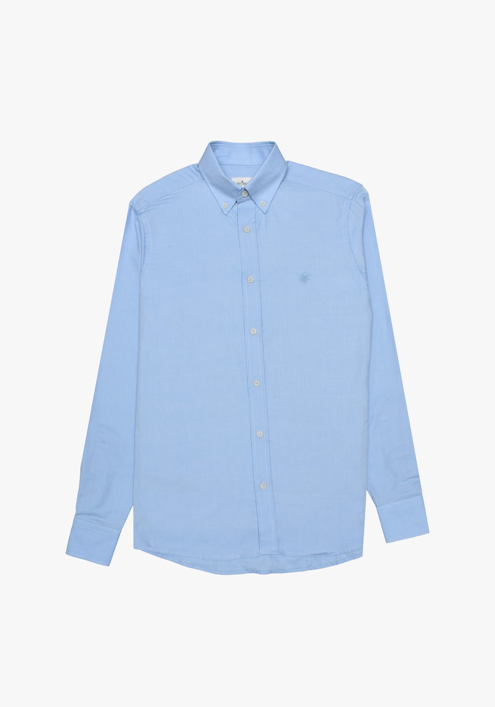 Camisa Whitman Azul Cuello Button Down