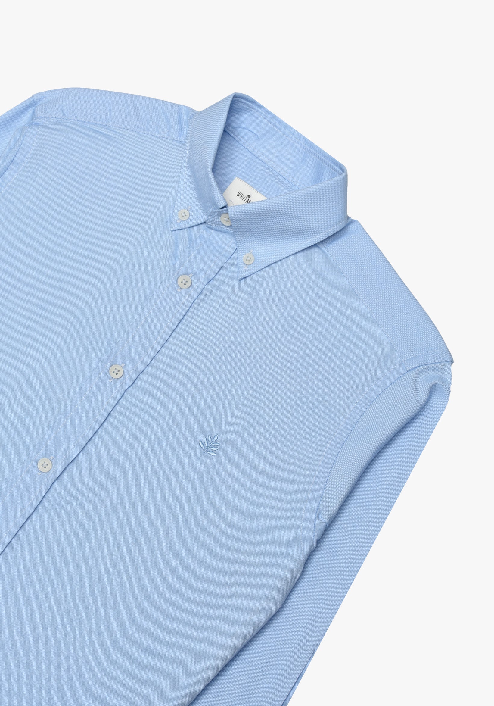 Camisa Whitman Azul Cuello Button Down