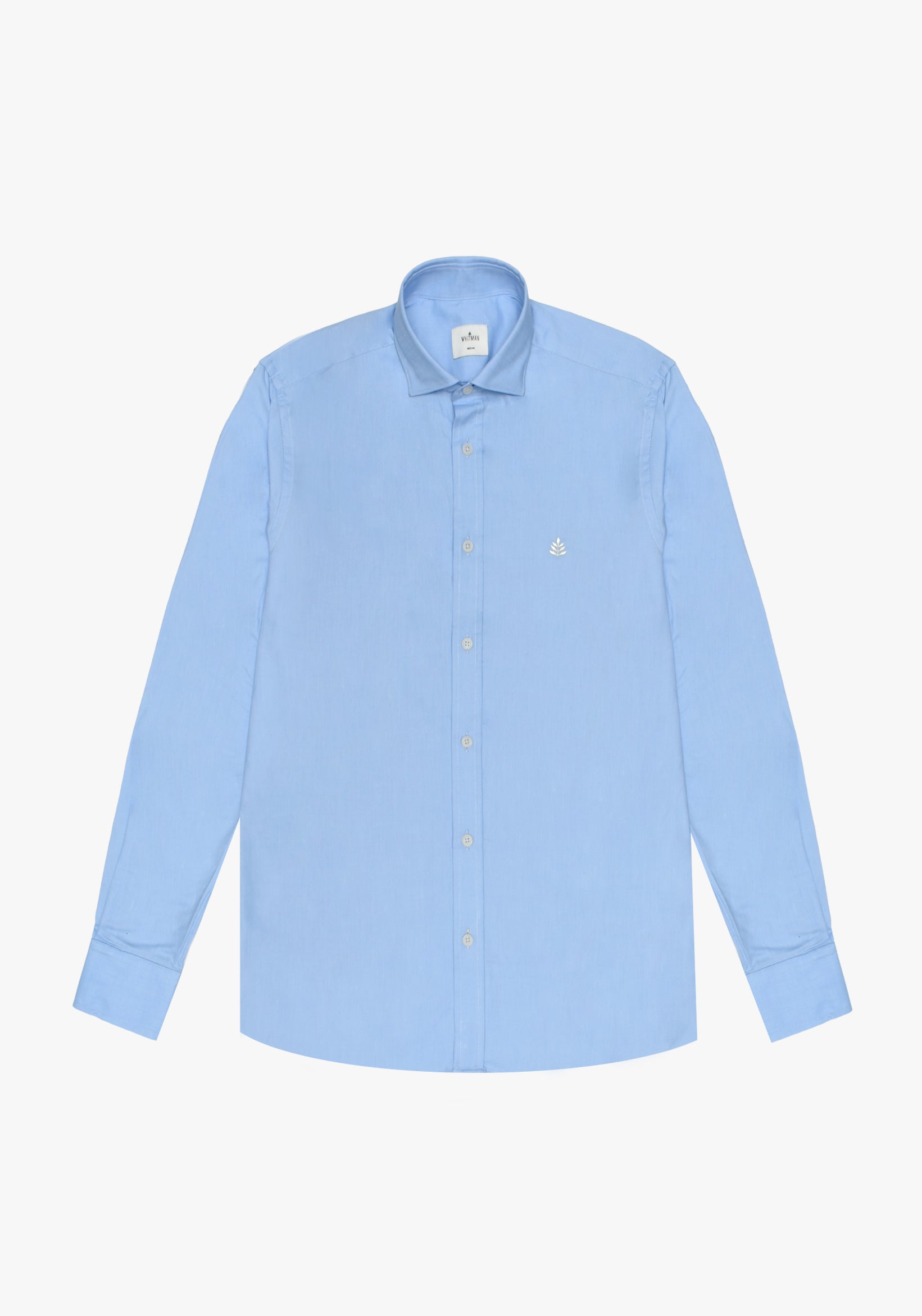 Camisa Whitman Azul Cuello Francés