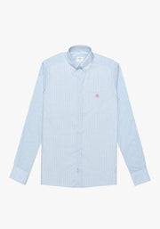 Camisa Whitman Cuadros Combinado Azul - Blanco
