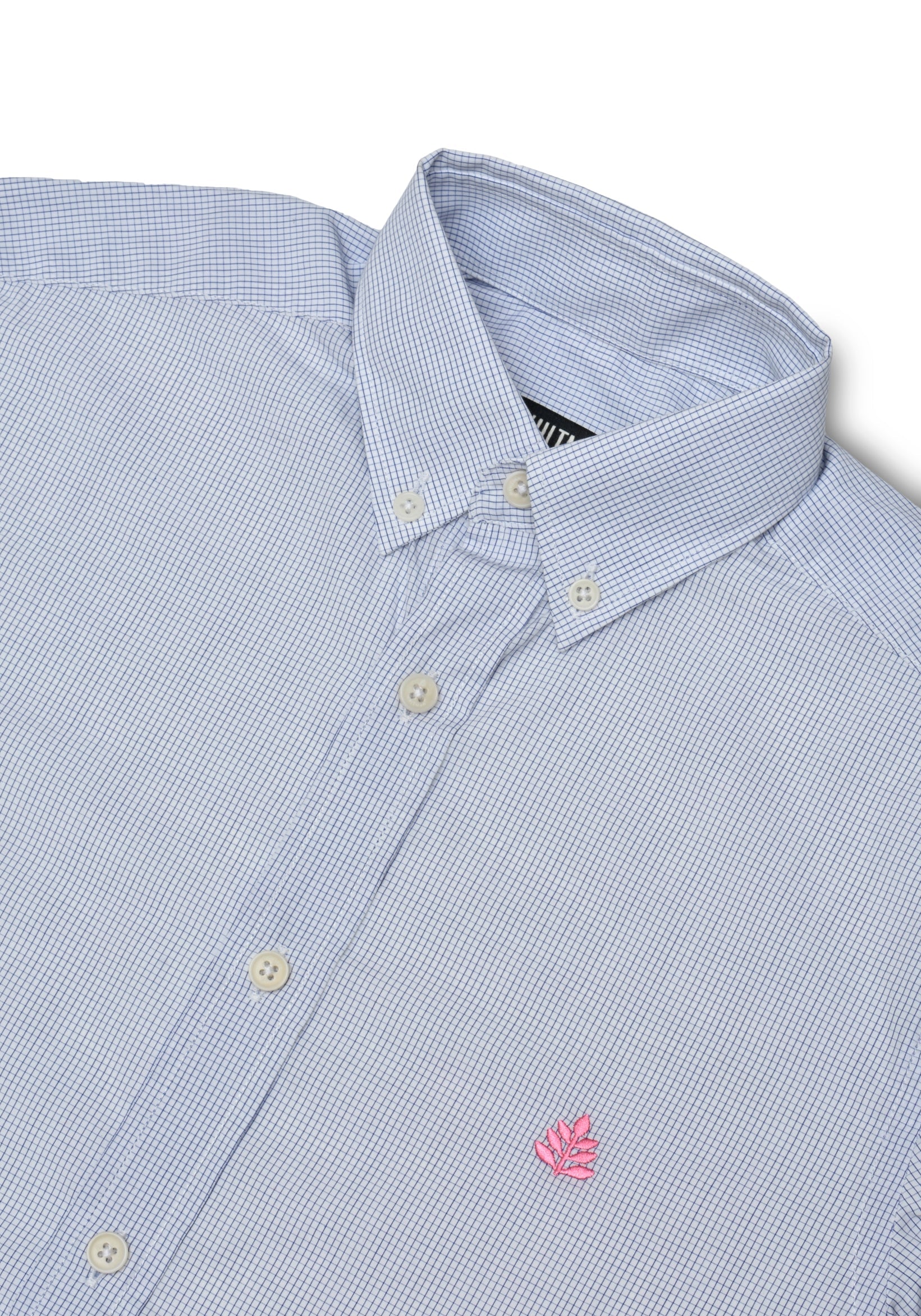 Camisa Whitman Cuadros Peq. Azul - Blanco