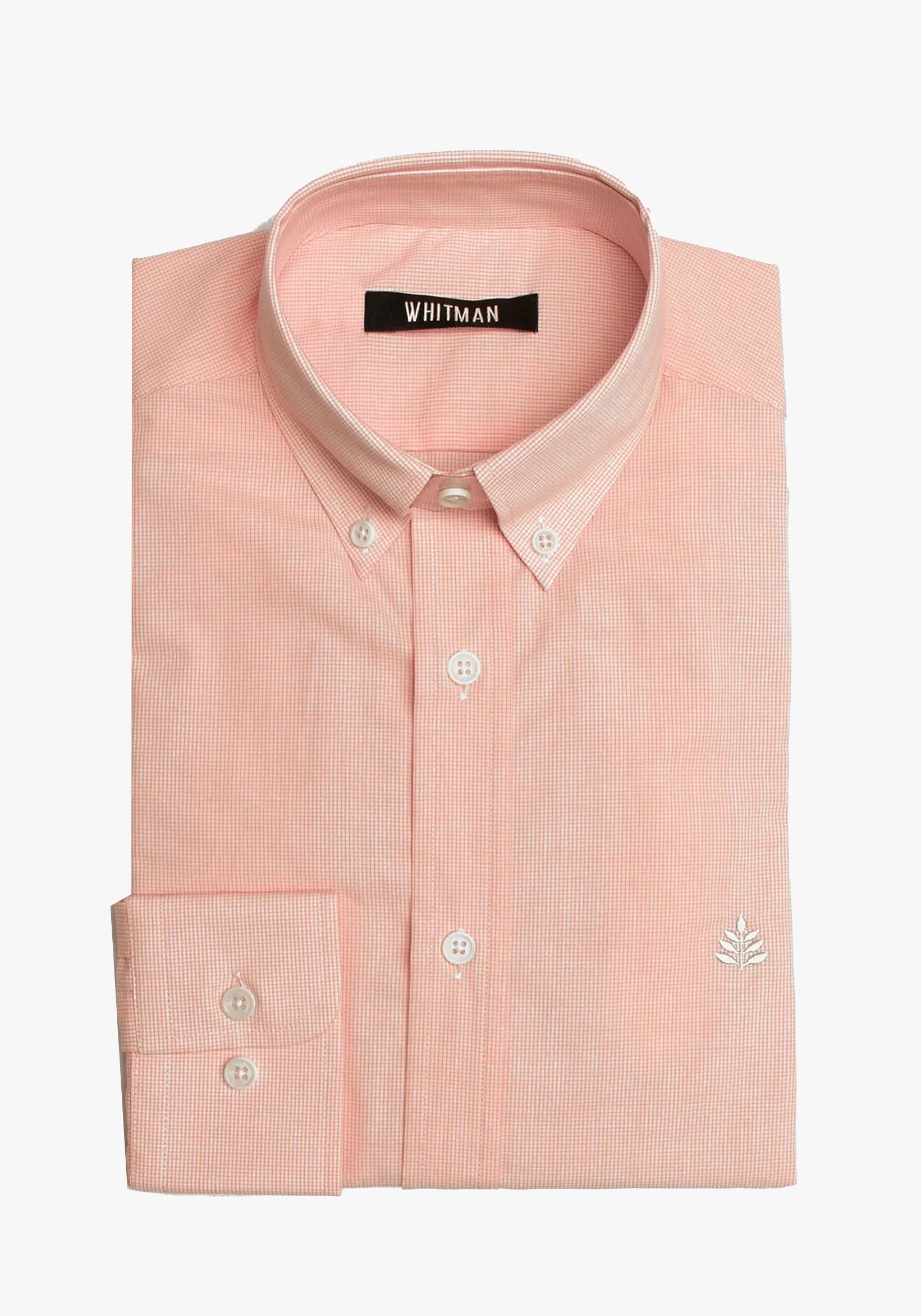 Camisa Whitman Cuadros Rosado-Blanco