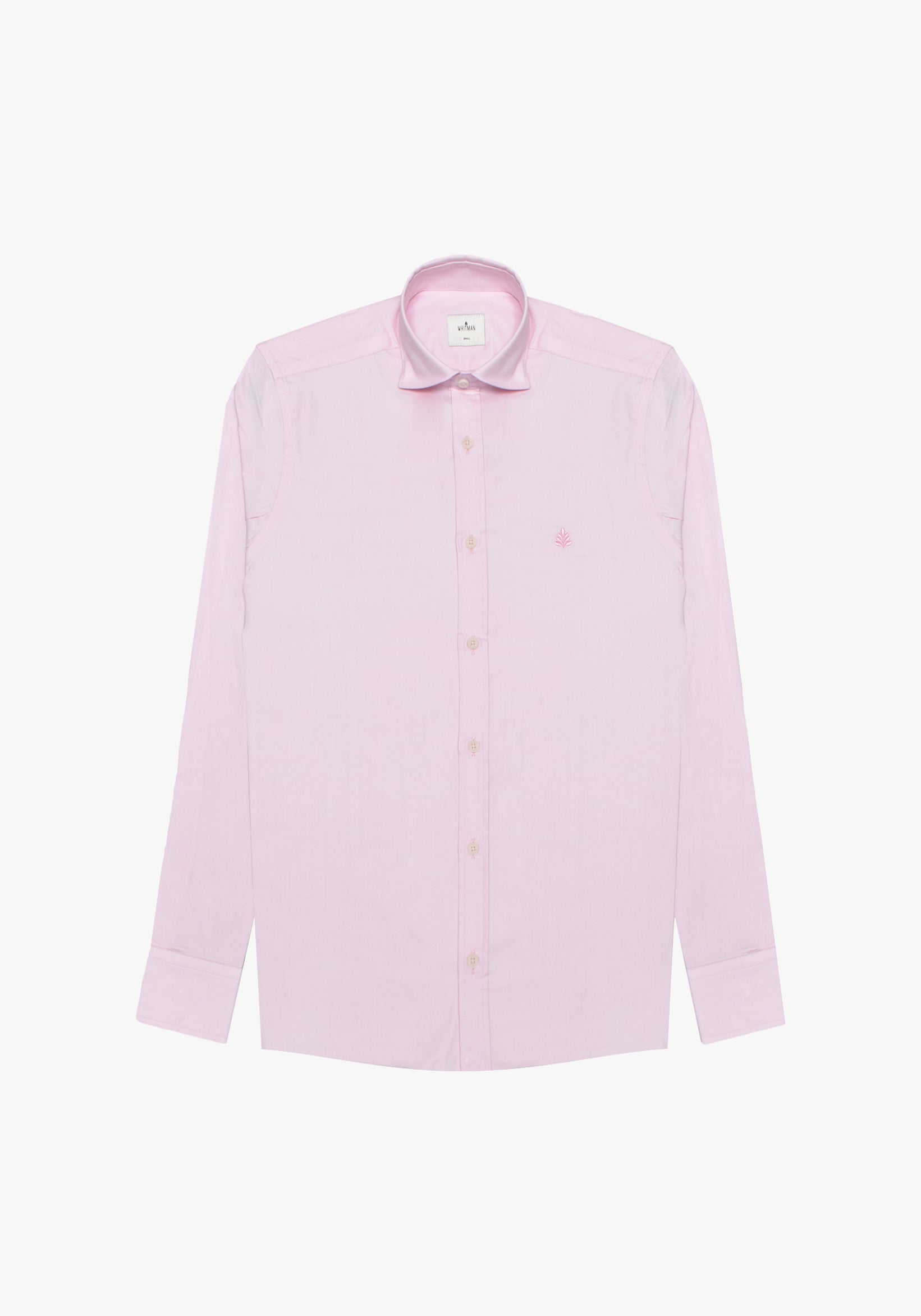 Camisa Whitman Rosada Cuello Francés