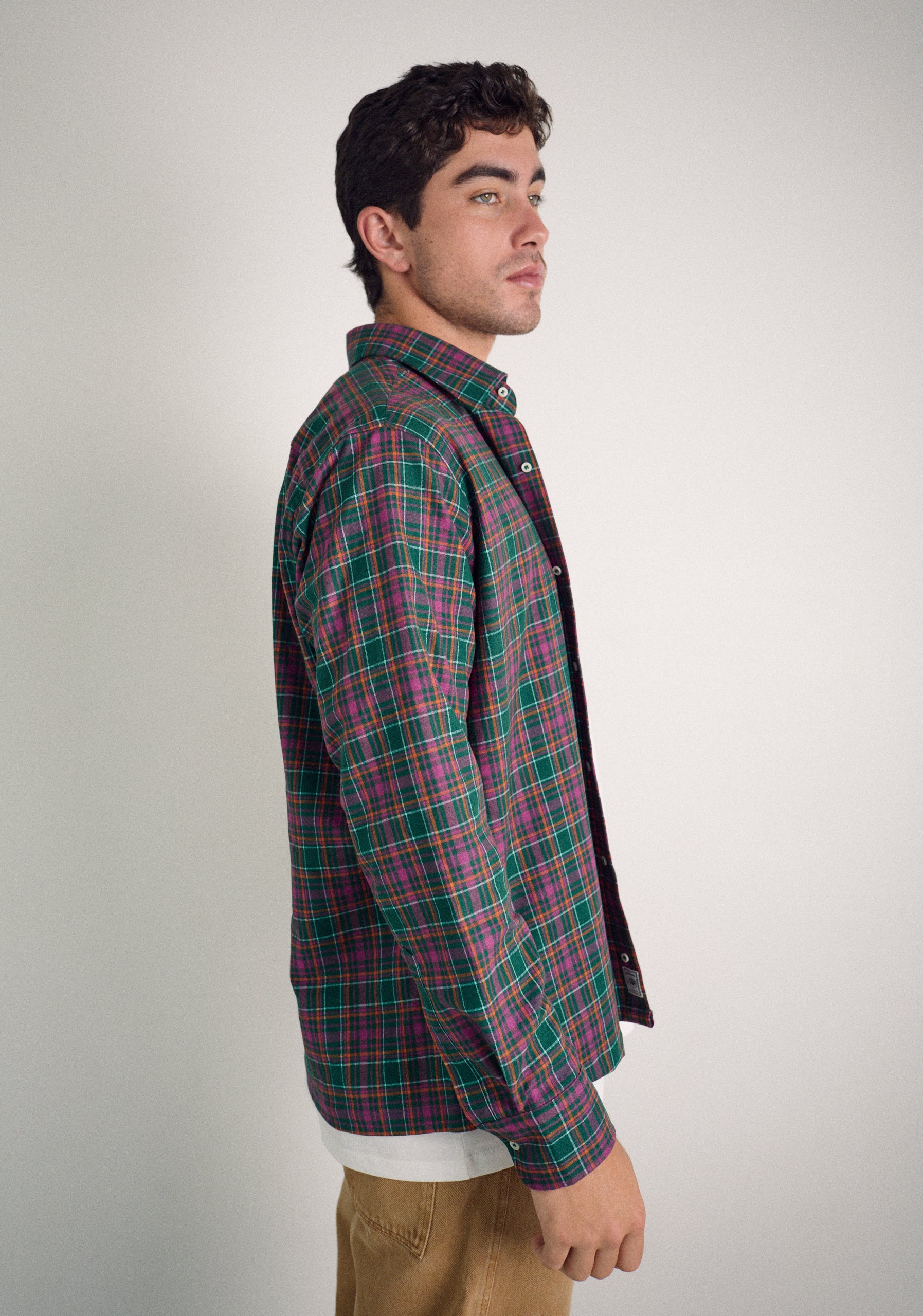 Camisa H CI Jamaica Cuadros Verdes