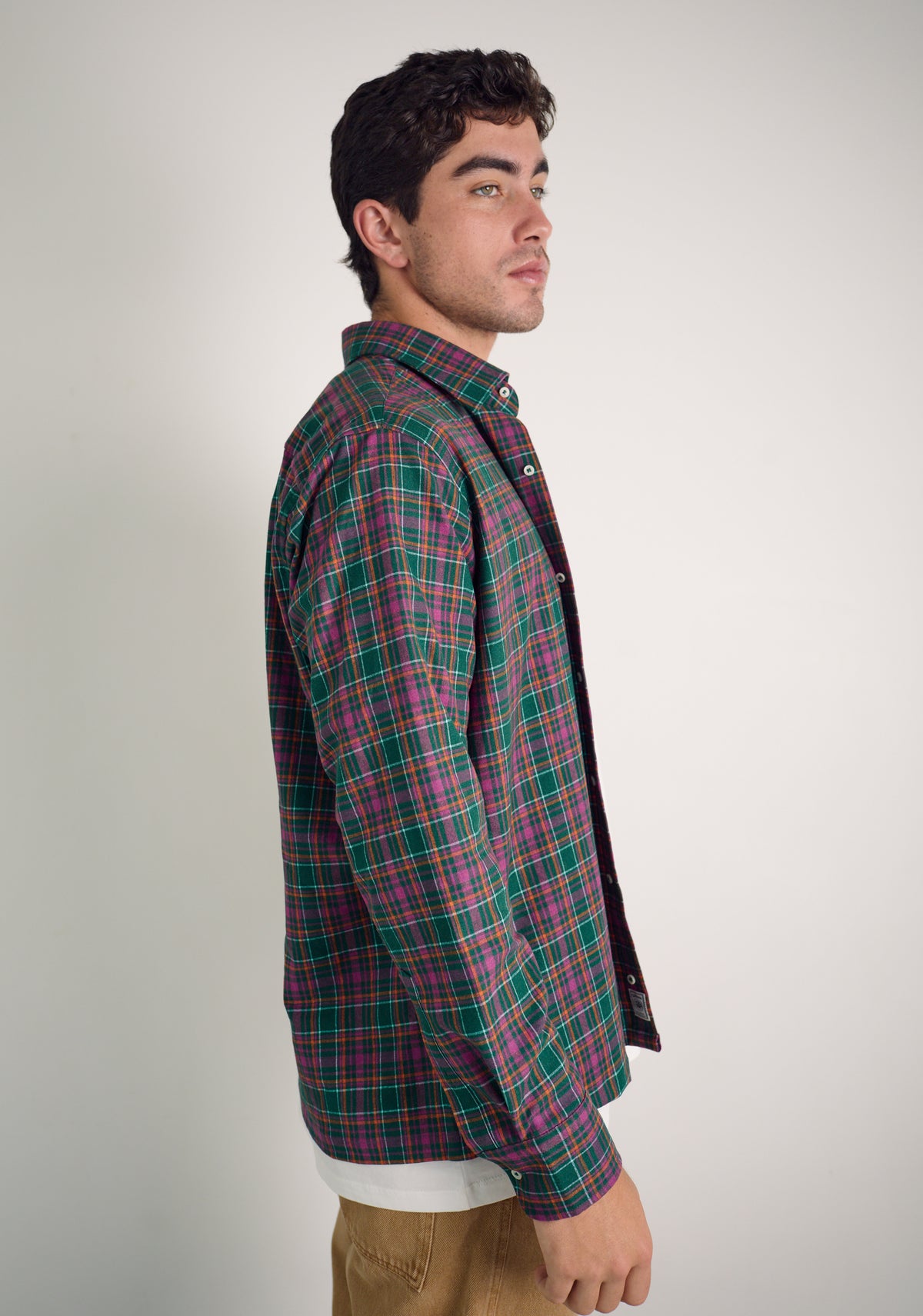 Camisa H CI Jamaica Cuadros Verdes