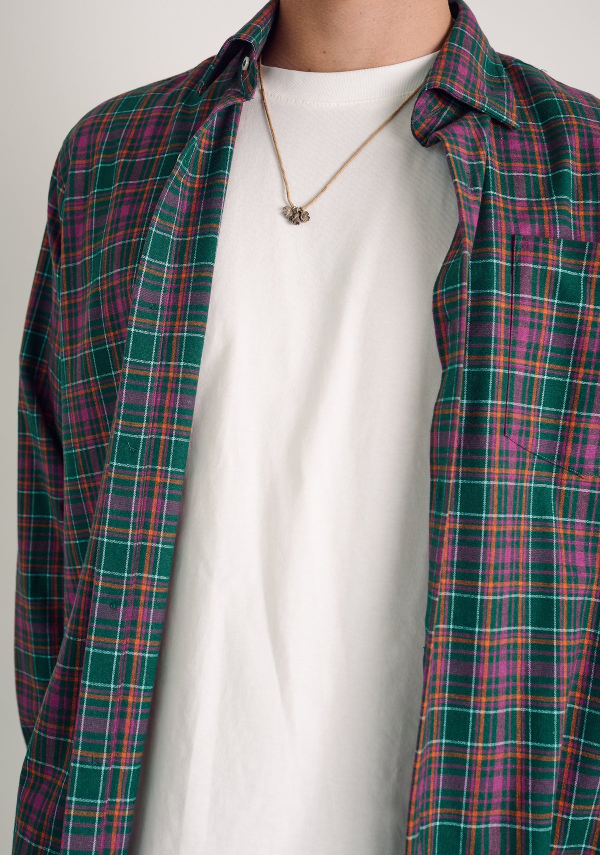Camisa H CI Jamaica Cuadros Verdes