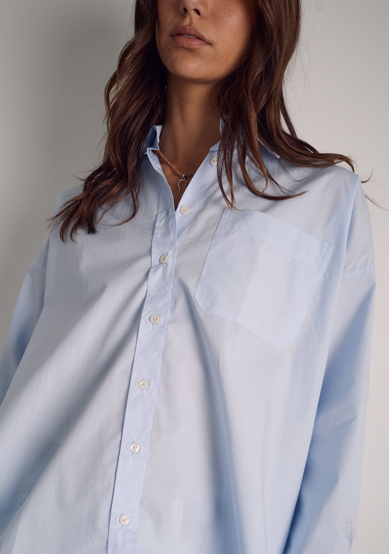 Camisa M Antonella Azul Claro