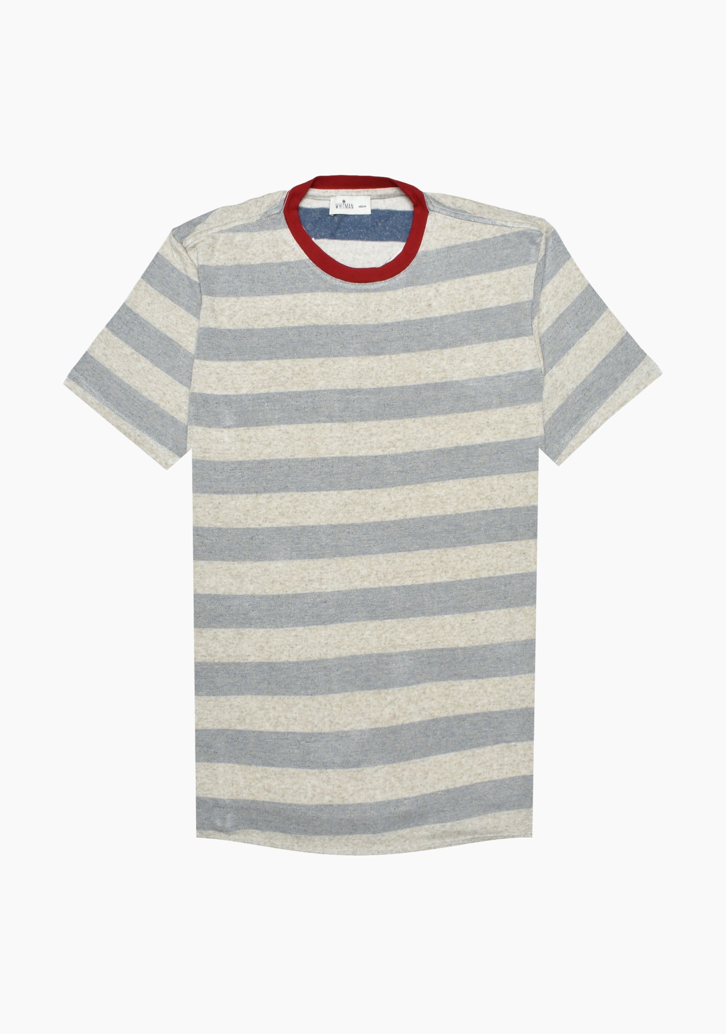 Camiseta Boyd Rayas Azul - Beige