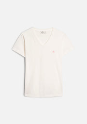 Camiseta CV Mujer Marfil L-Ros