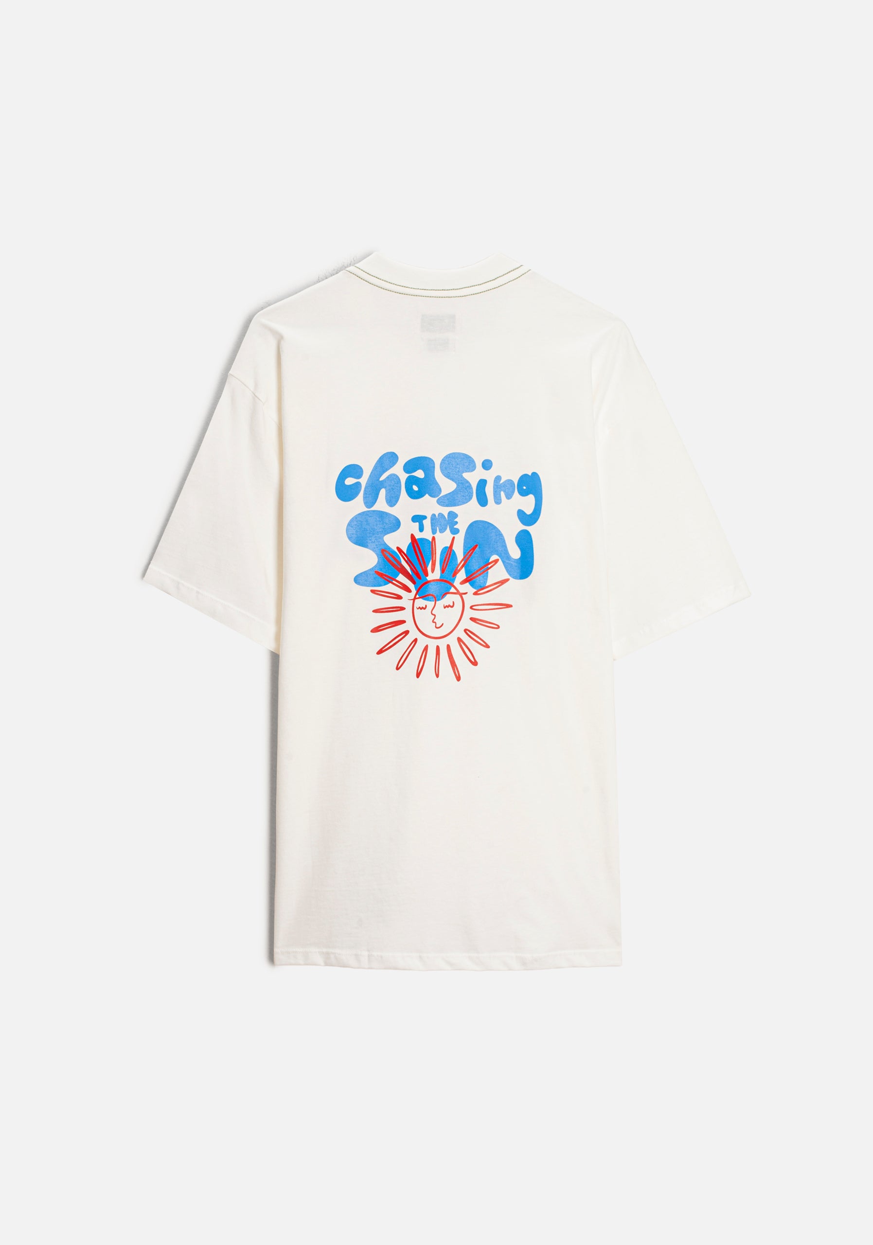 Camiseta H Chasing The Sun Marfil