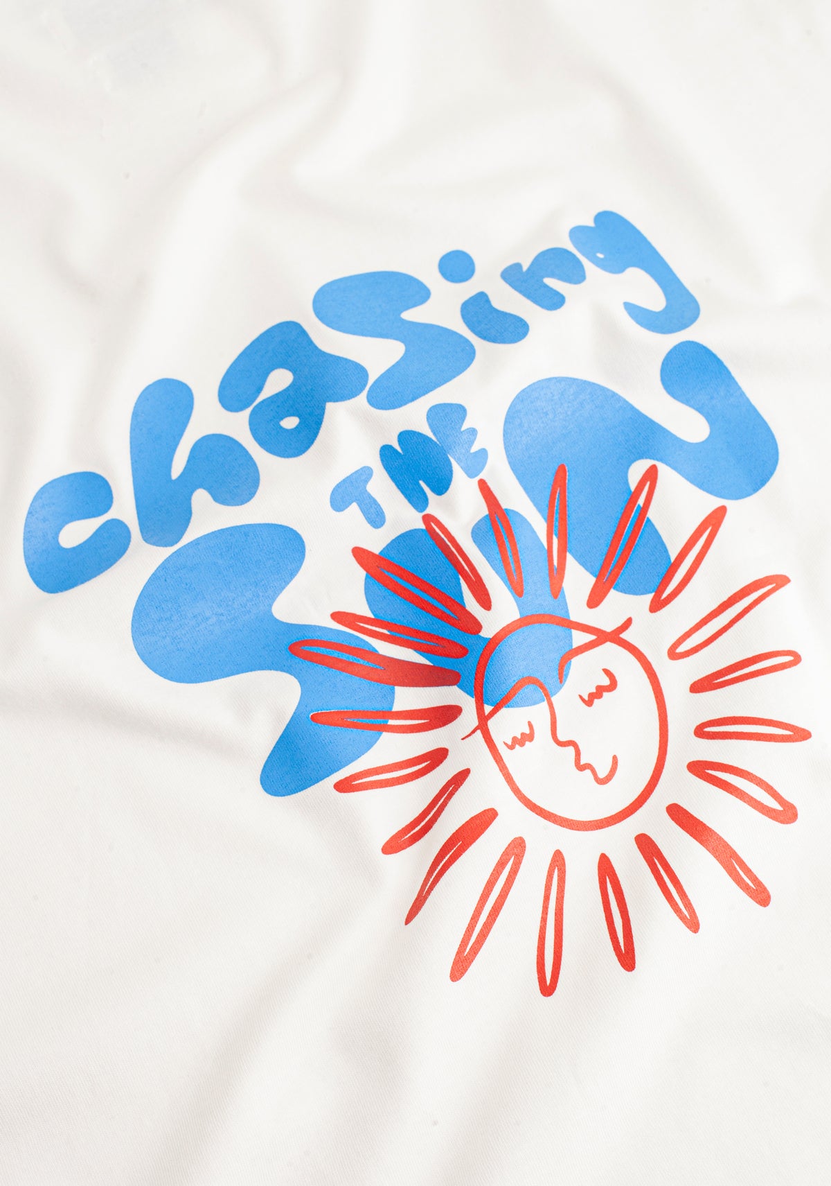 Camiseta H Chasing The Sun Marfil