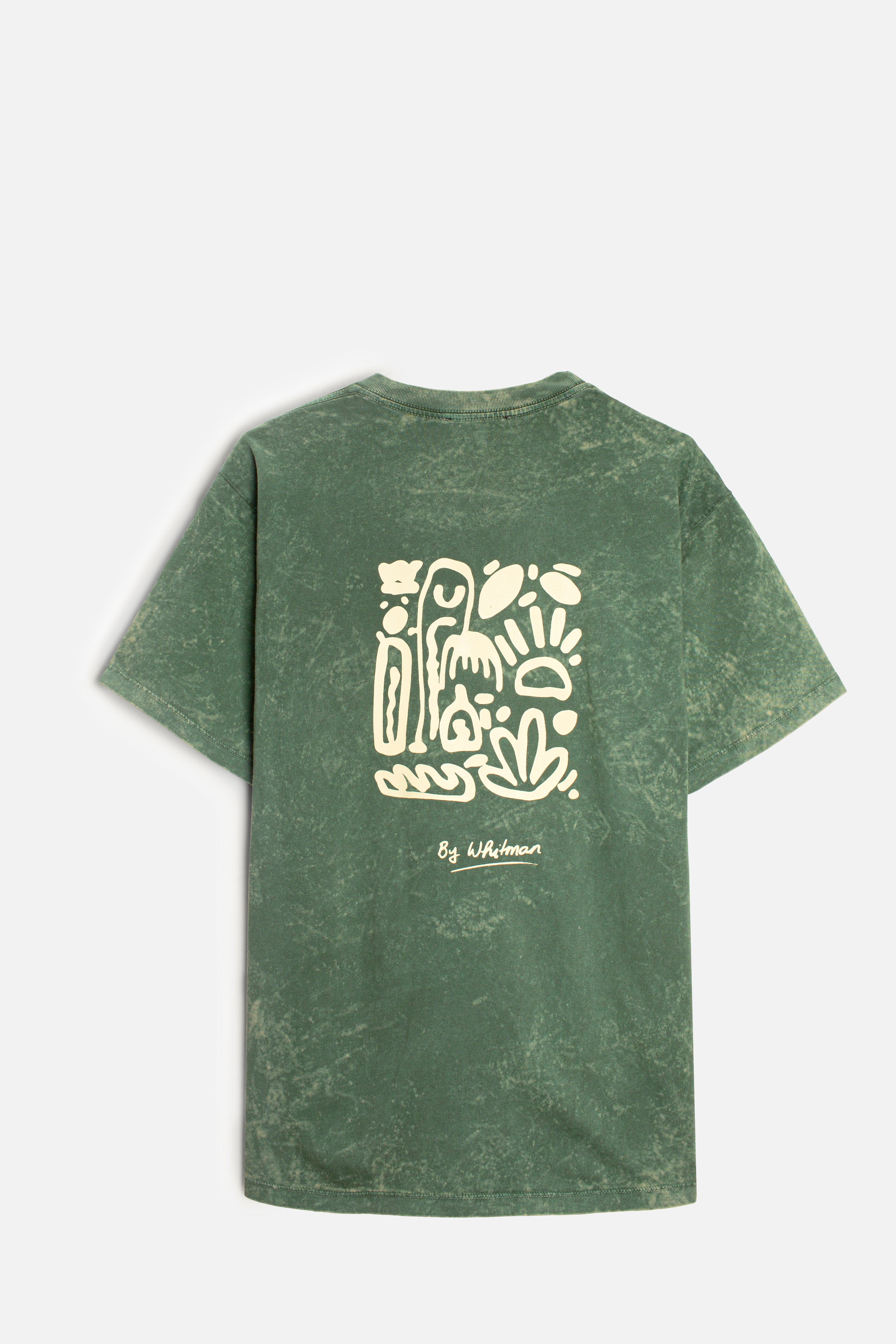 Camiseta H Clark Garment Dyed Verde