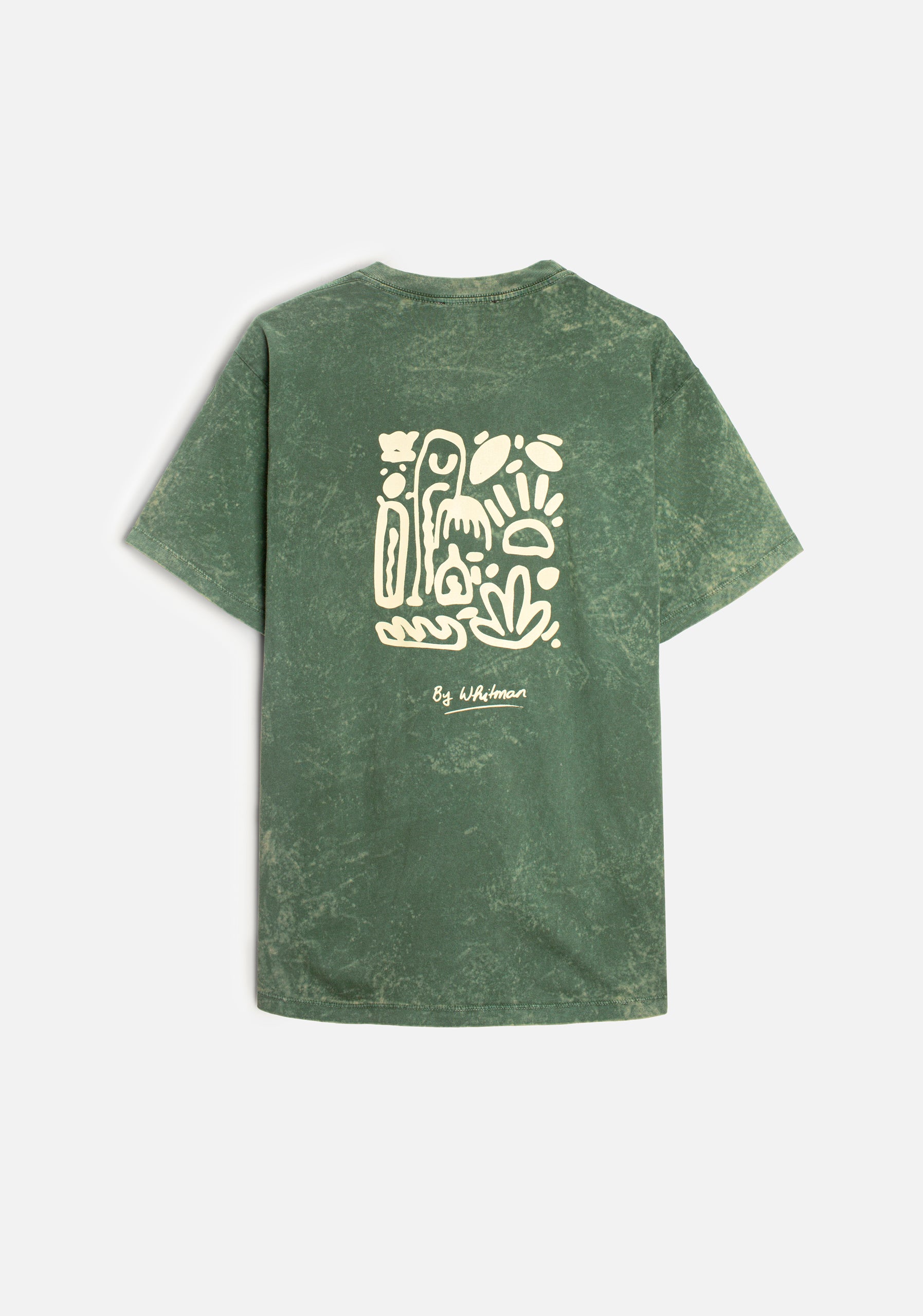 Camiseta H Clark Garment Dyed Verde