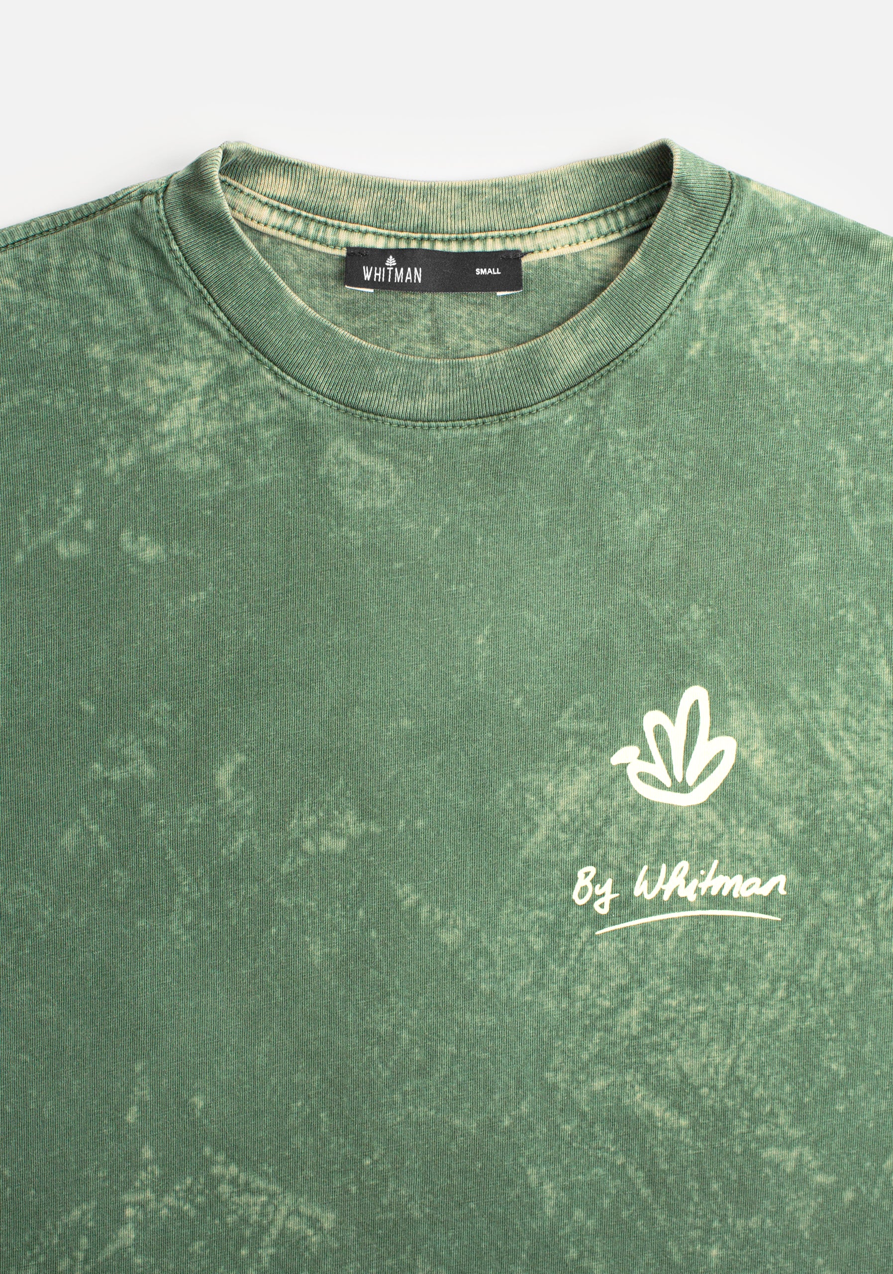Camiseta H Clark Garment Dyed Verde
