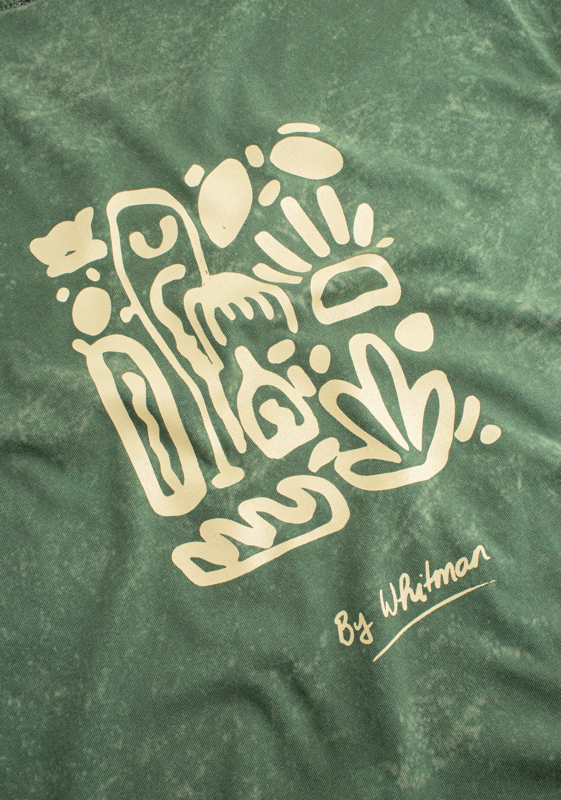 Camiseta H Clark Garment Dyed Verde