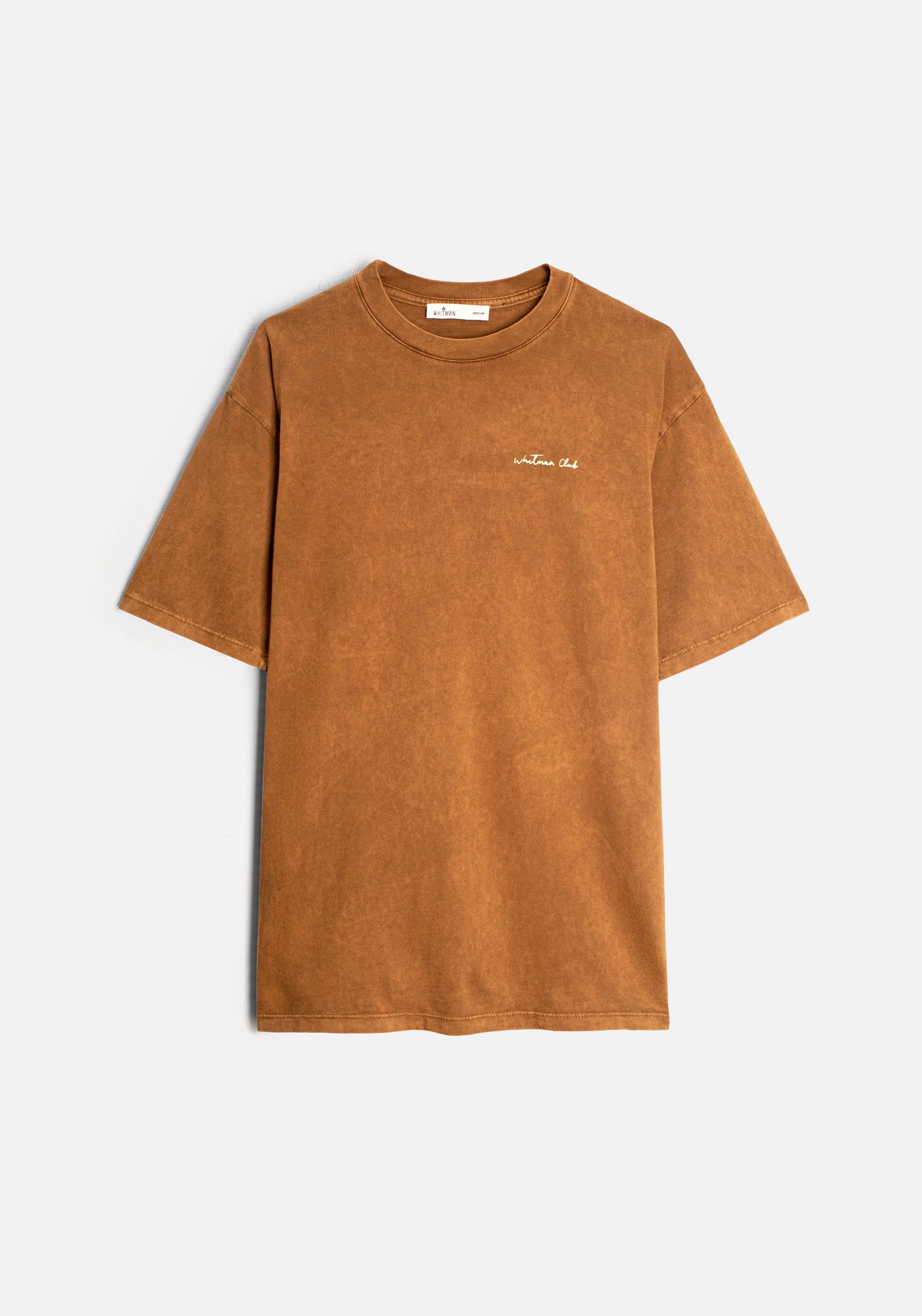 Camiseta H Gekko Garment Dyed Ocre