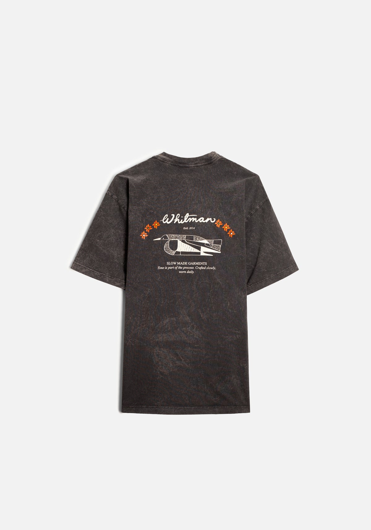 Camiseta H Nero Garment Dyed Negro-1