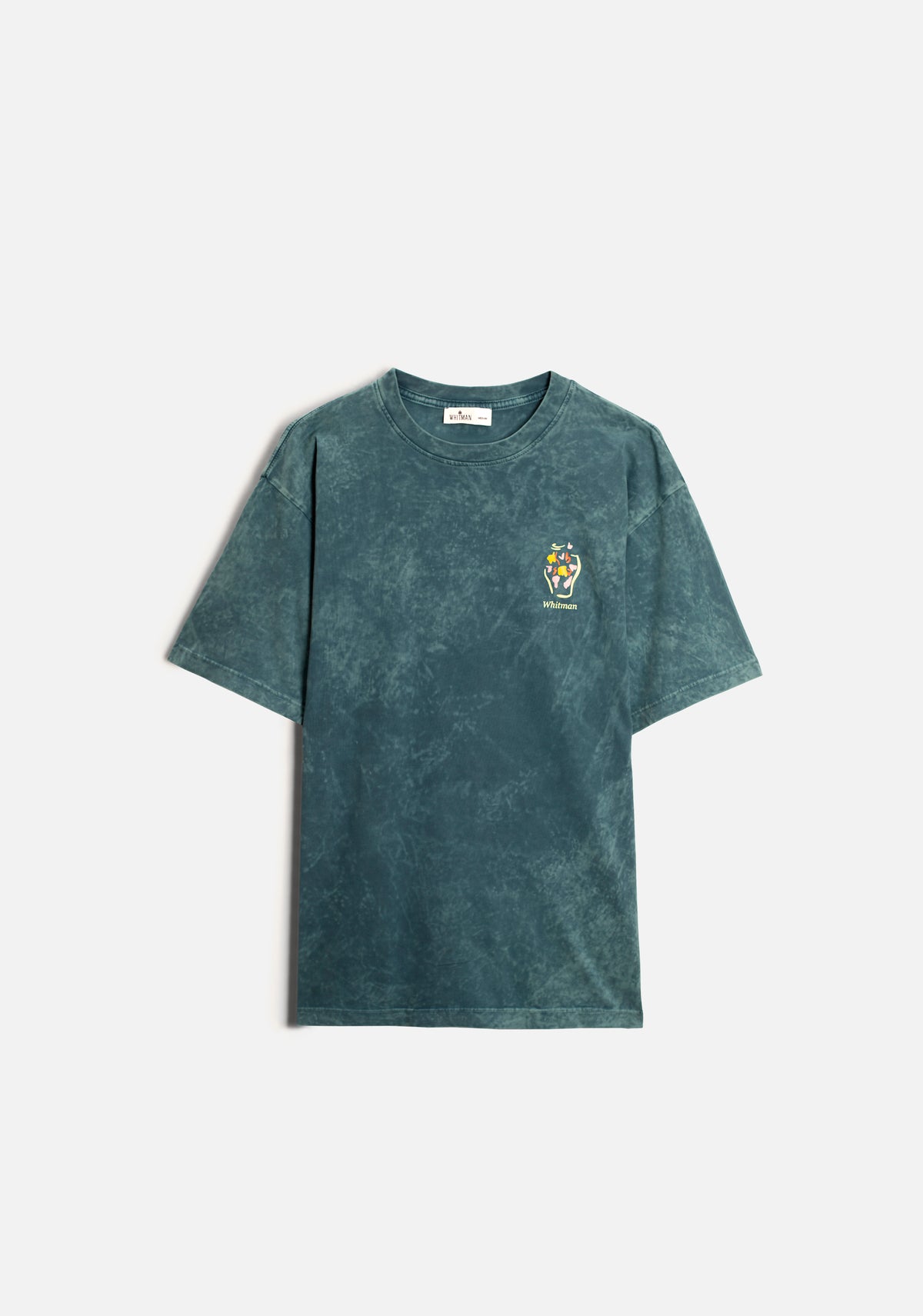 Camiseta H Olio Garment Dyed Azul-3