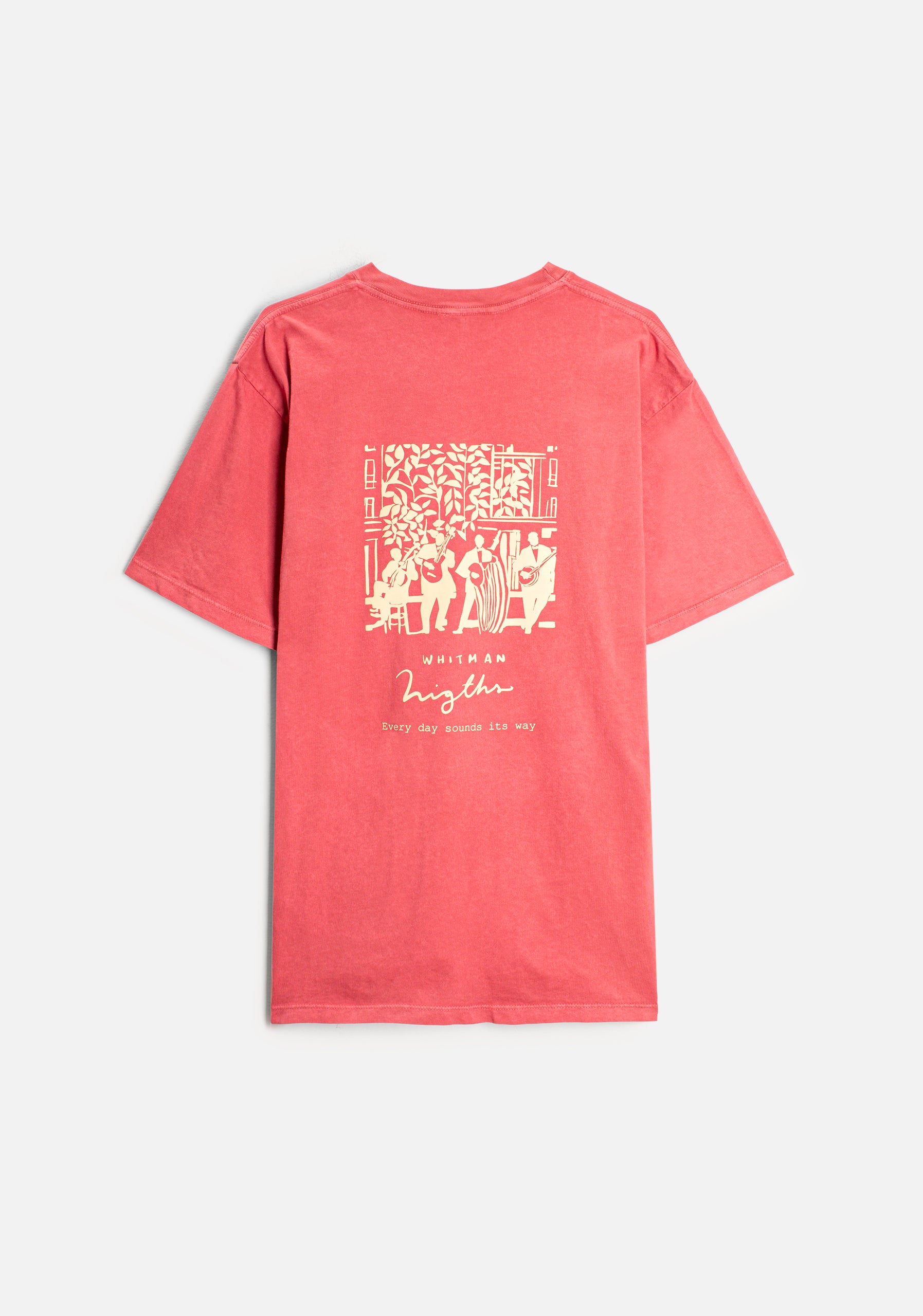Camiseta H Peck Garment Dyed Coral