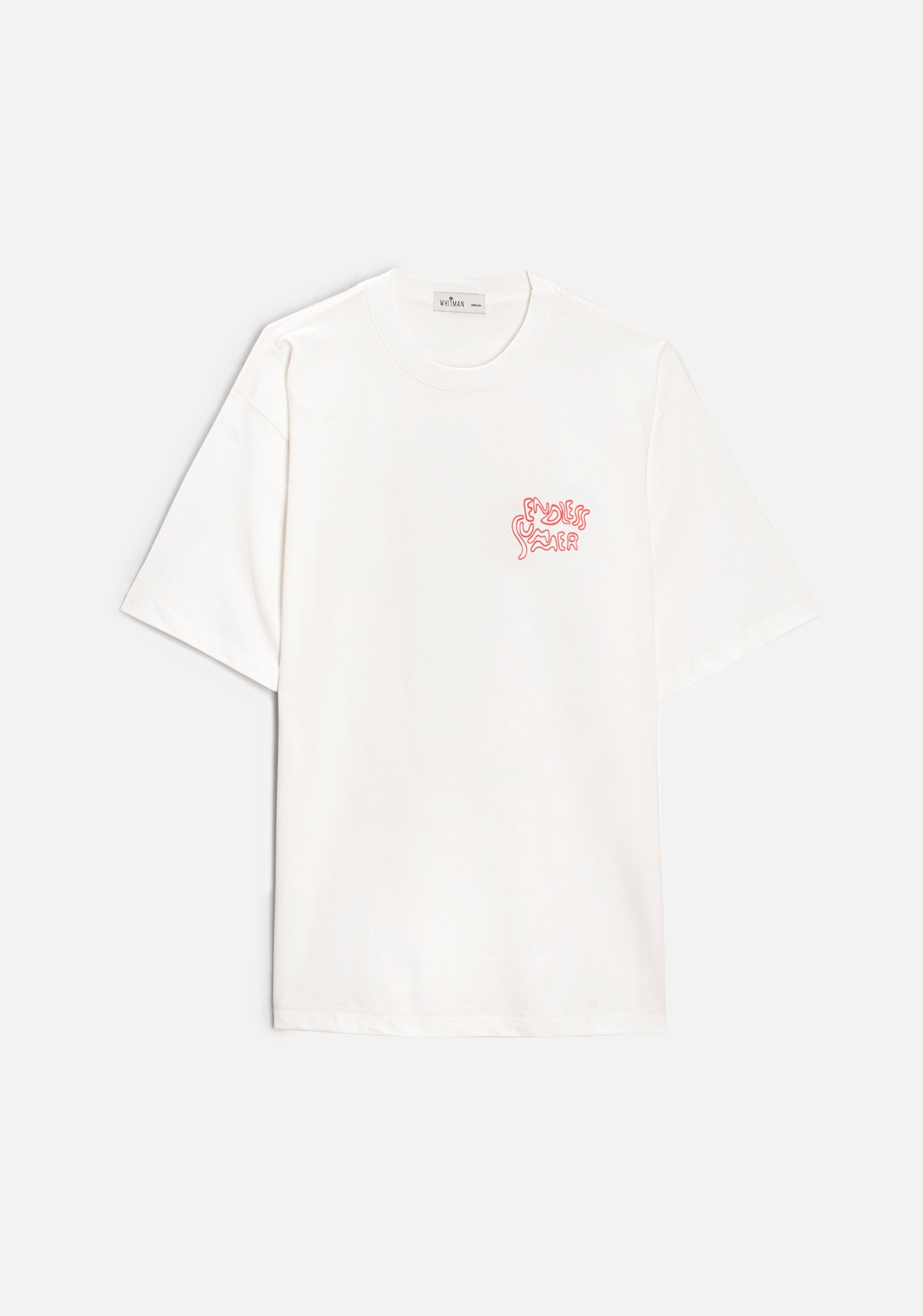 Camiseta H Summer Estampada Marfil