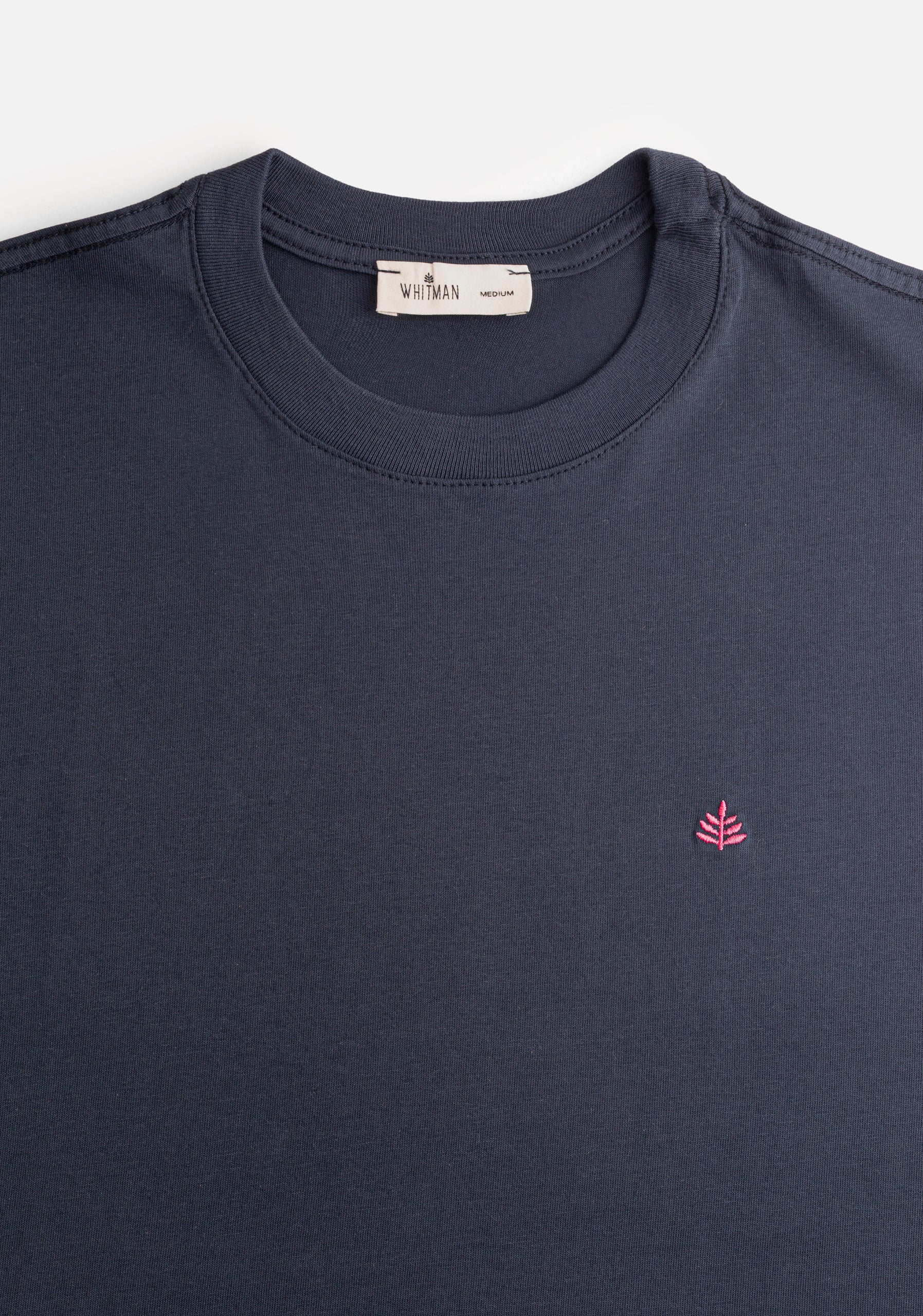 Camiseta H Unicolor Azul Osc