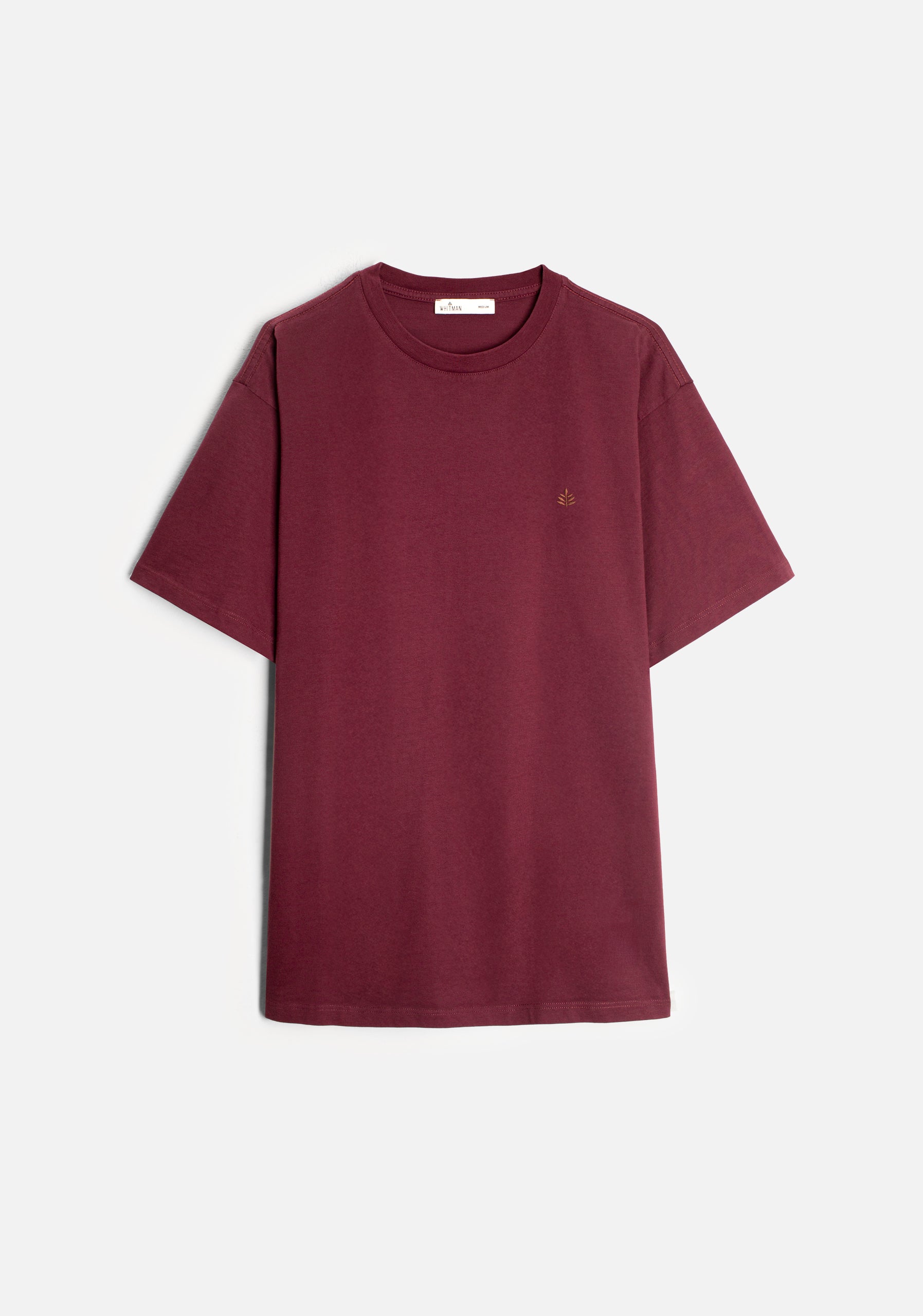 Camiseta H Unicolor L-Caf Vino