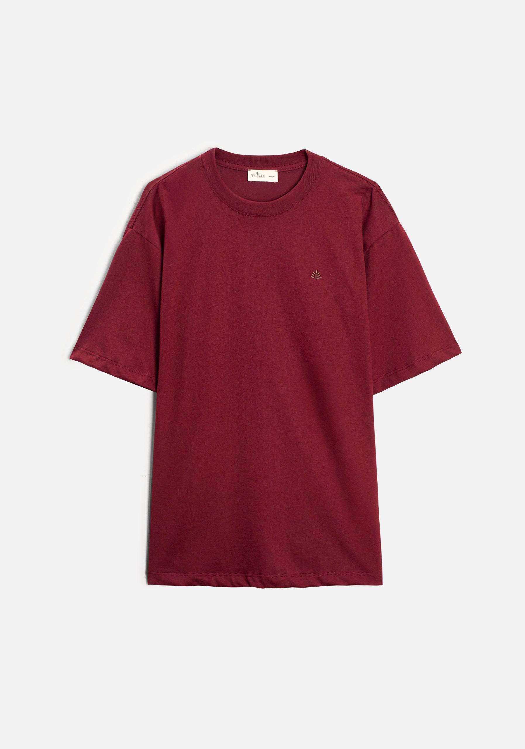 Camiseta H Unicolor L-Caf Vino