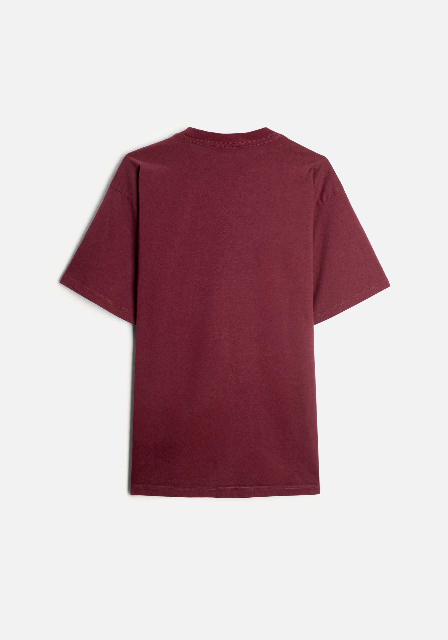Camiseta H Unicolor L-Caf Vino-3