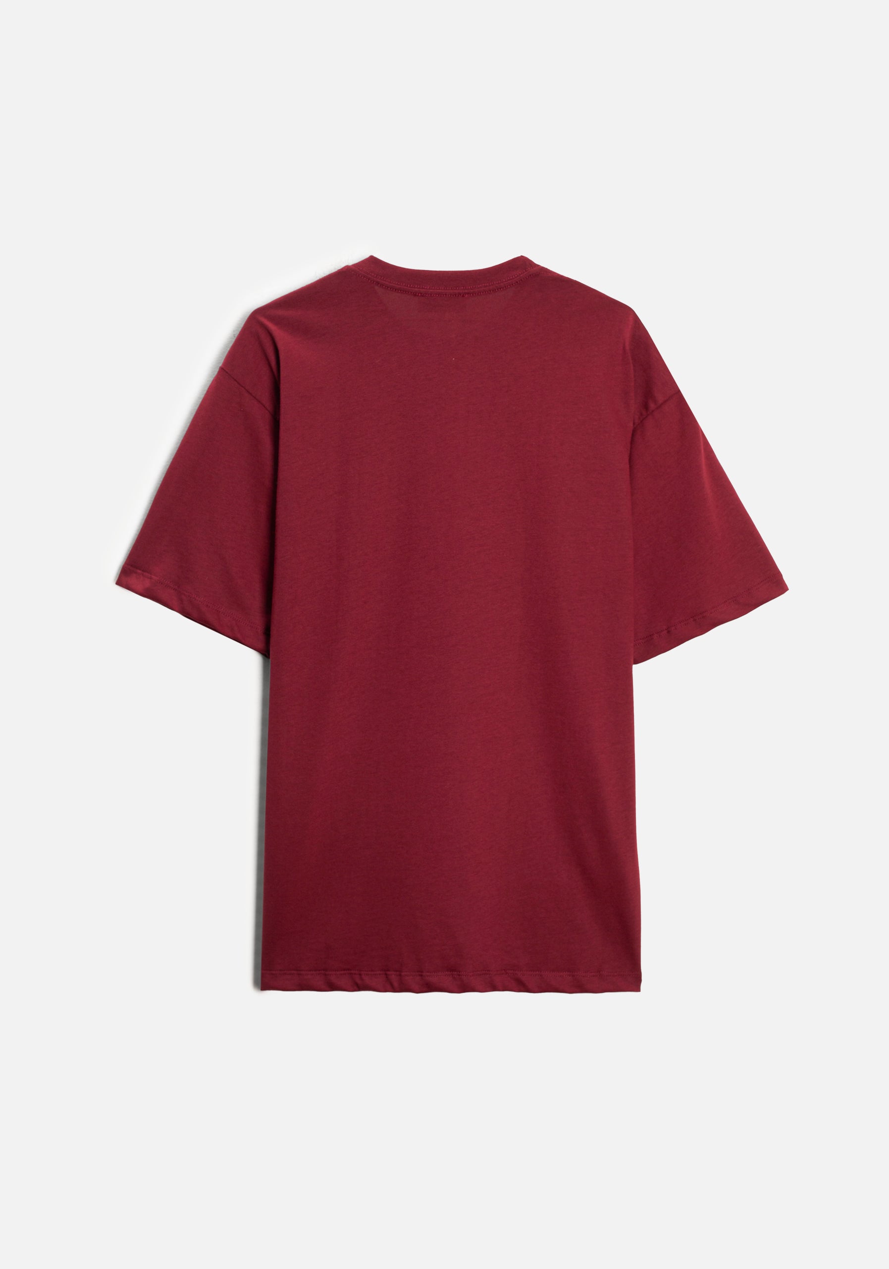 Camiseta H Unicolor L-Caf Vino