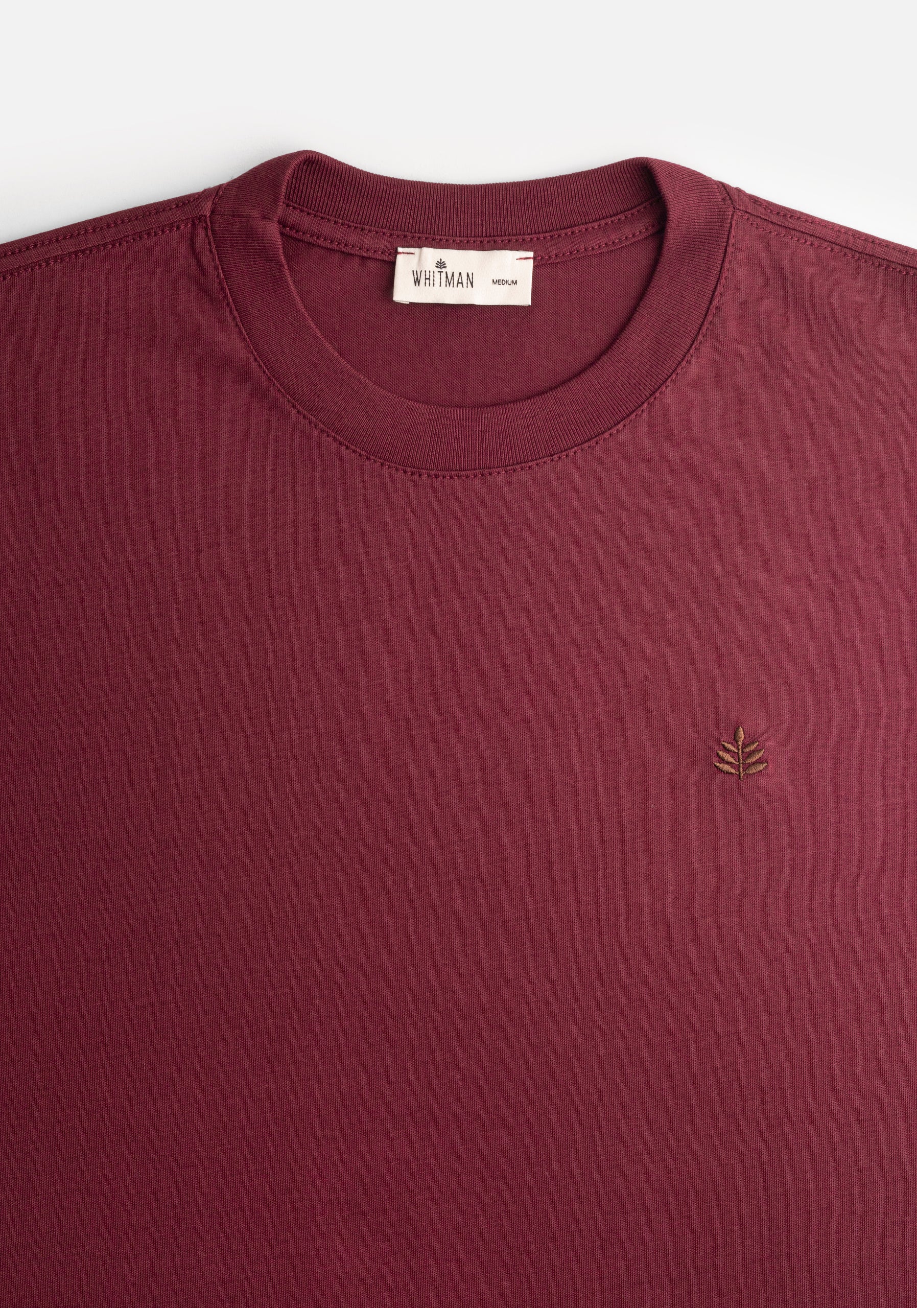 Camiseta H Unicolor L-Caf Vino