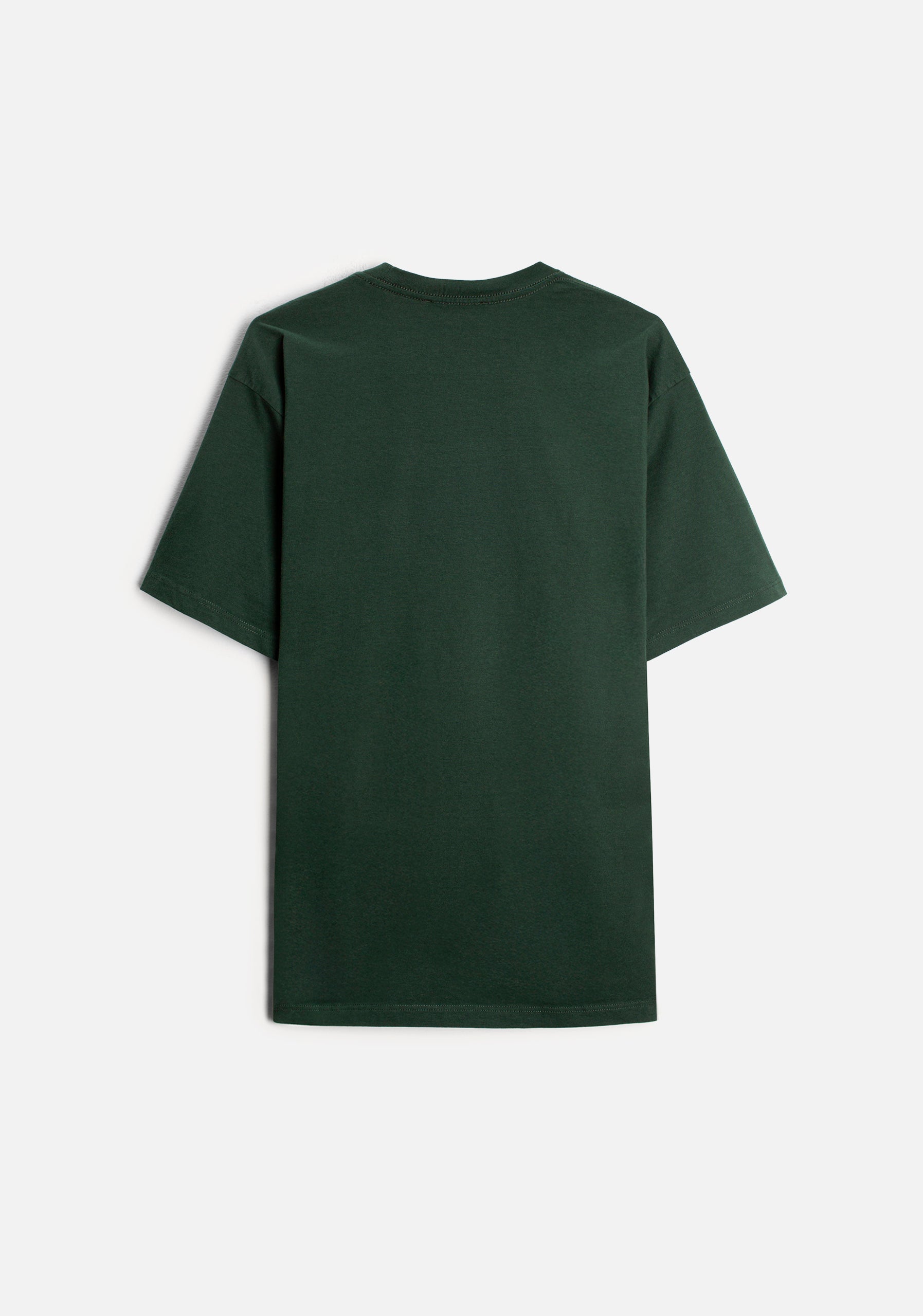 Camiseta H Unicolor L-Fuc Verde Osc