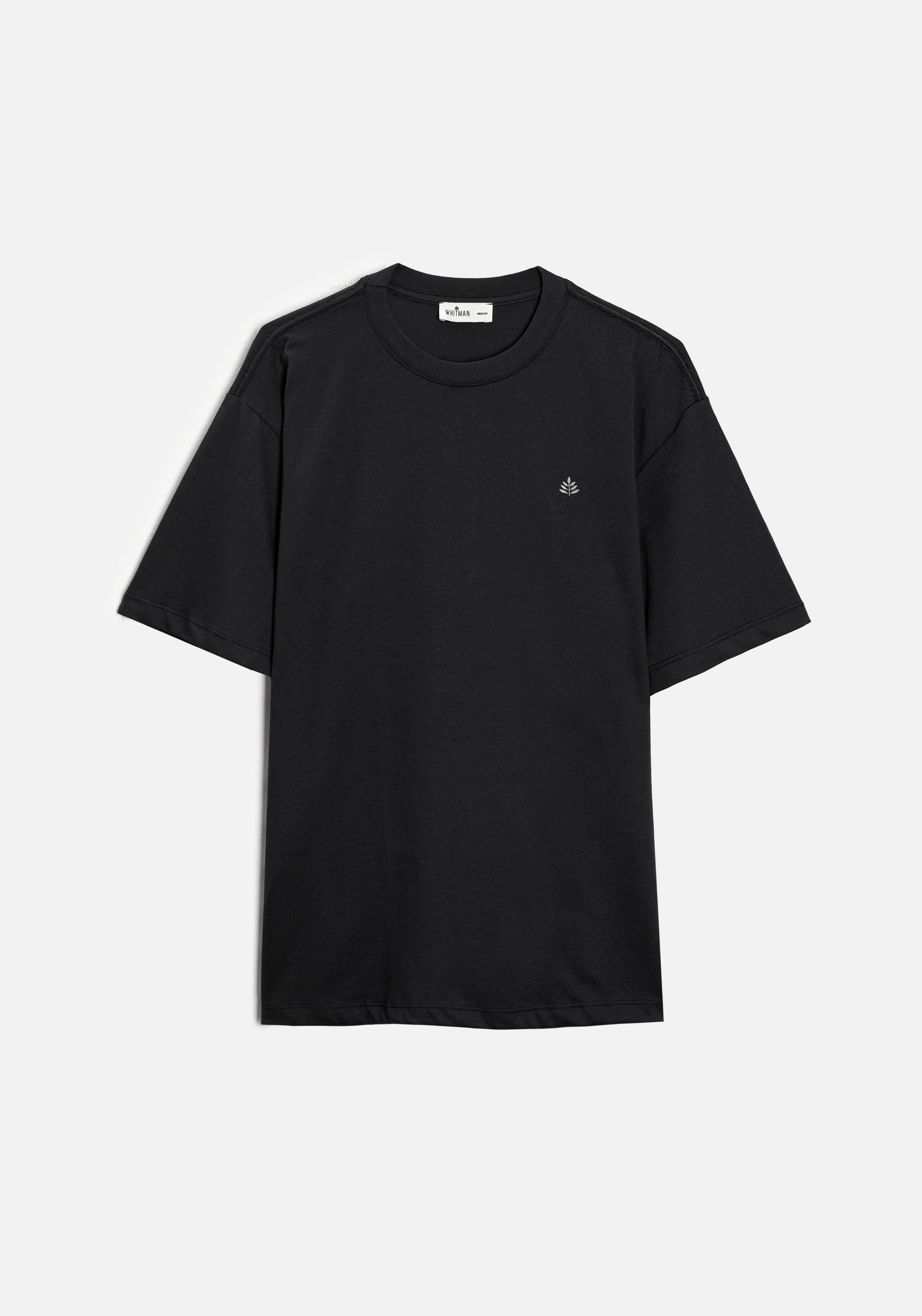 Camiseta H Unicolor L-Gris Negro