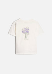 Camiseta M Force Estampada Marfil