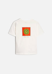 Camiseta M Garbo Estampado Marfil