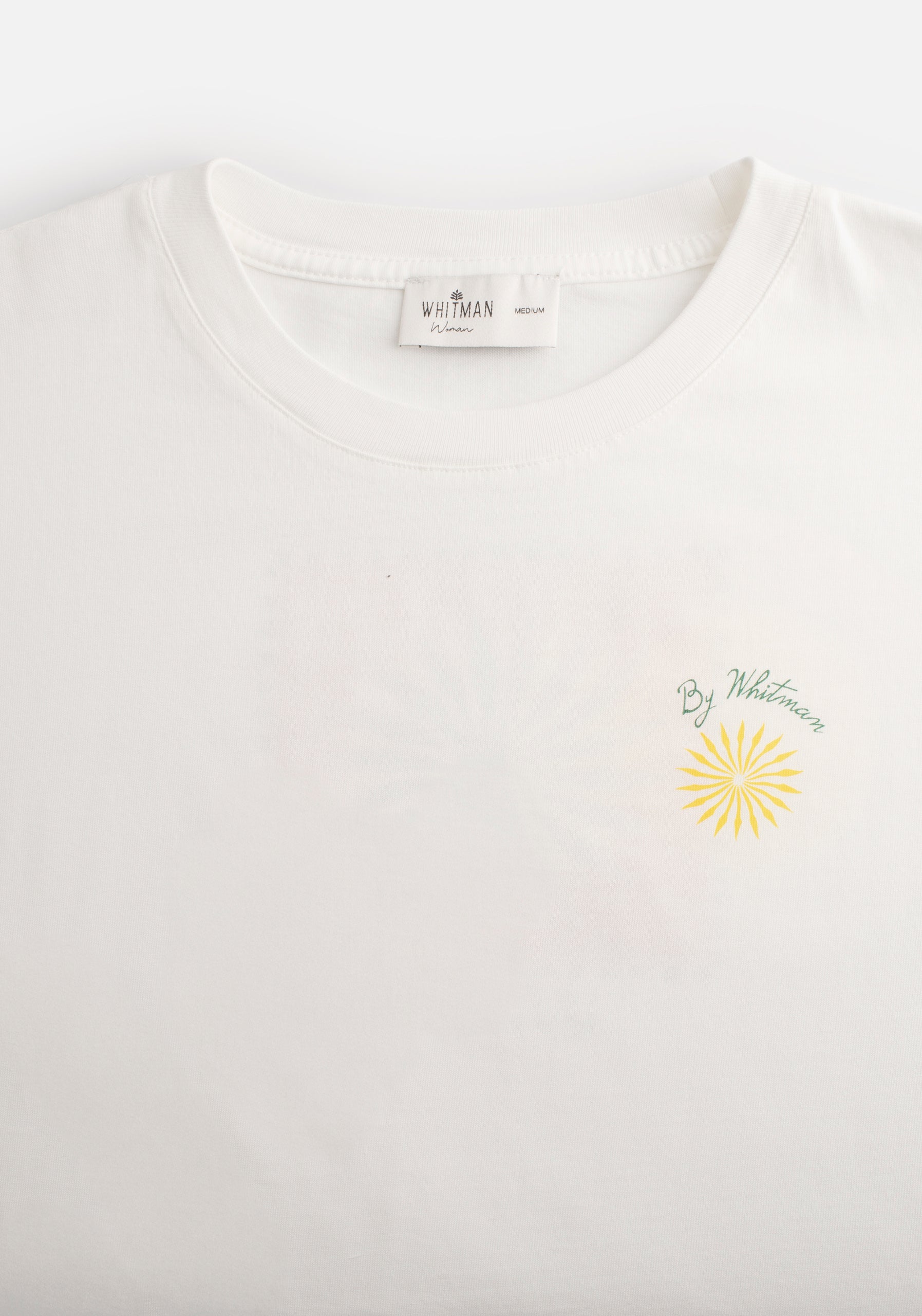 Camiseta M Garbo Estampado Marfil