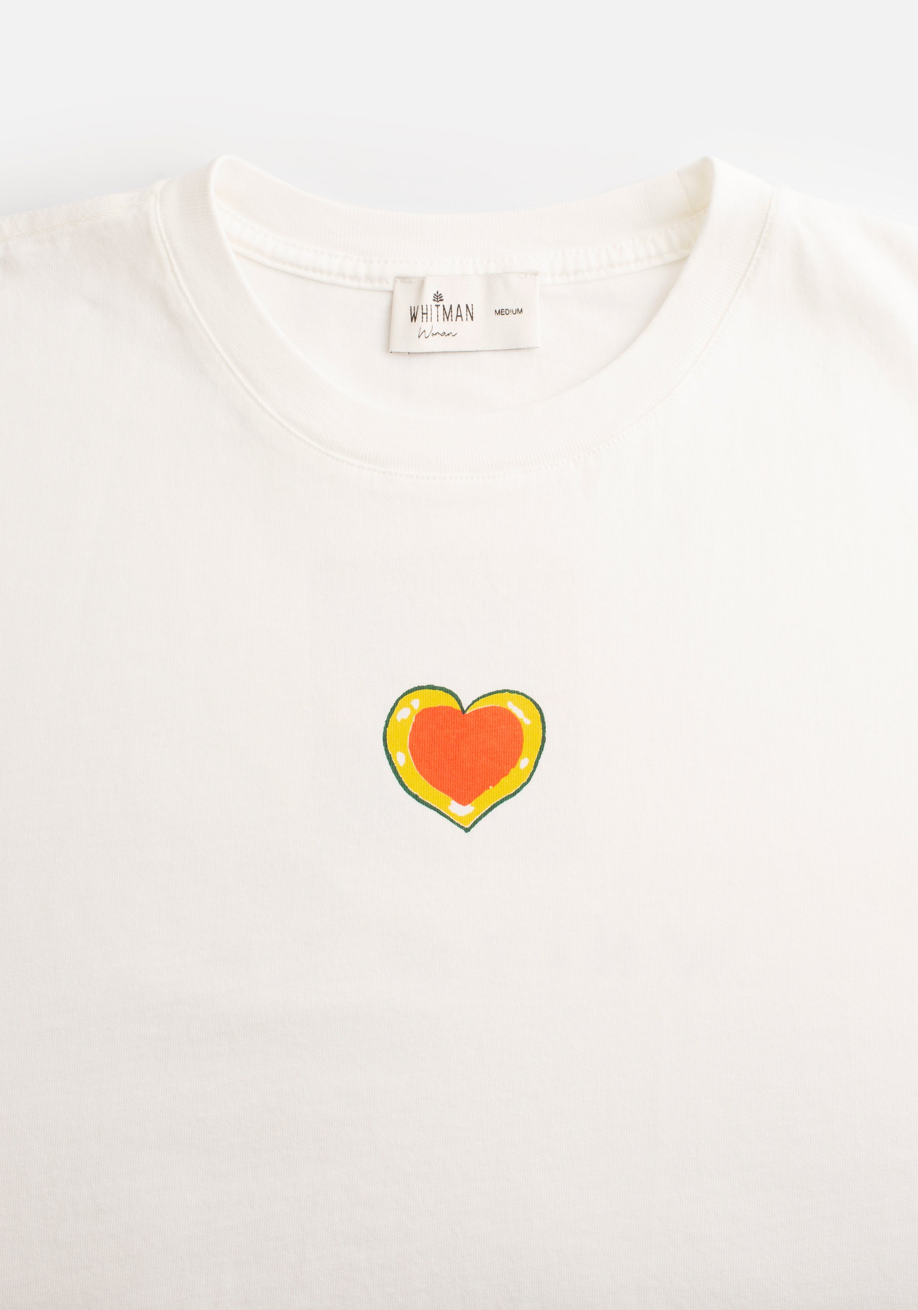 Camiseta M Garland Estampada Marfil