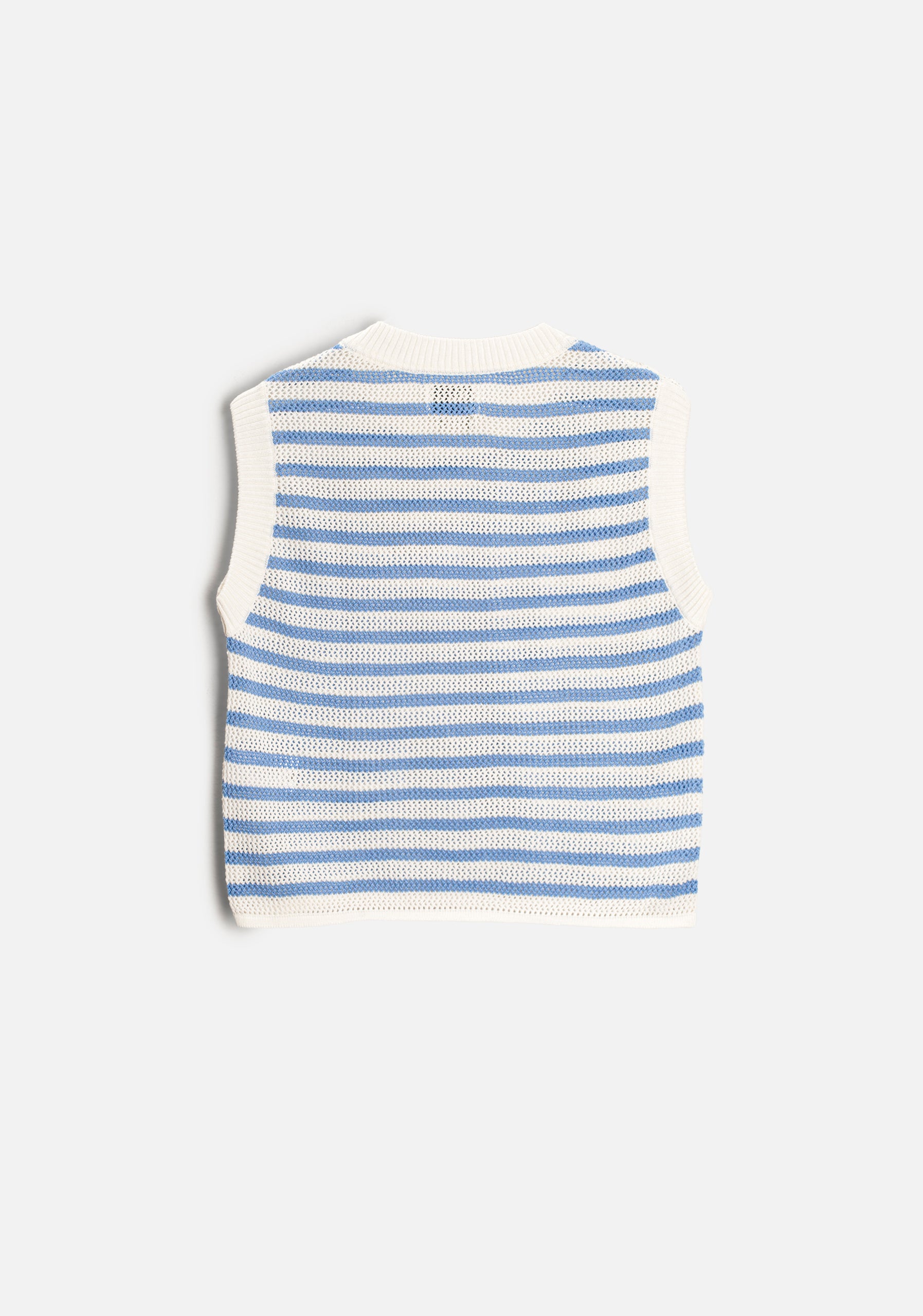 Camiseta M Serena Rayas Azul-Marfil