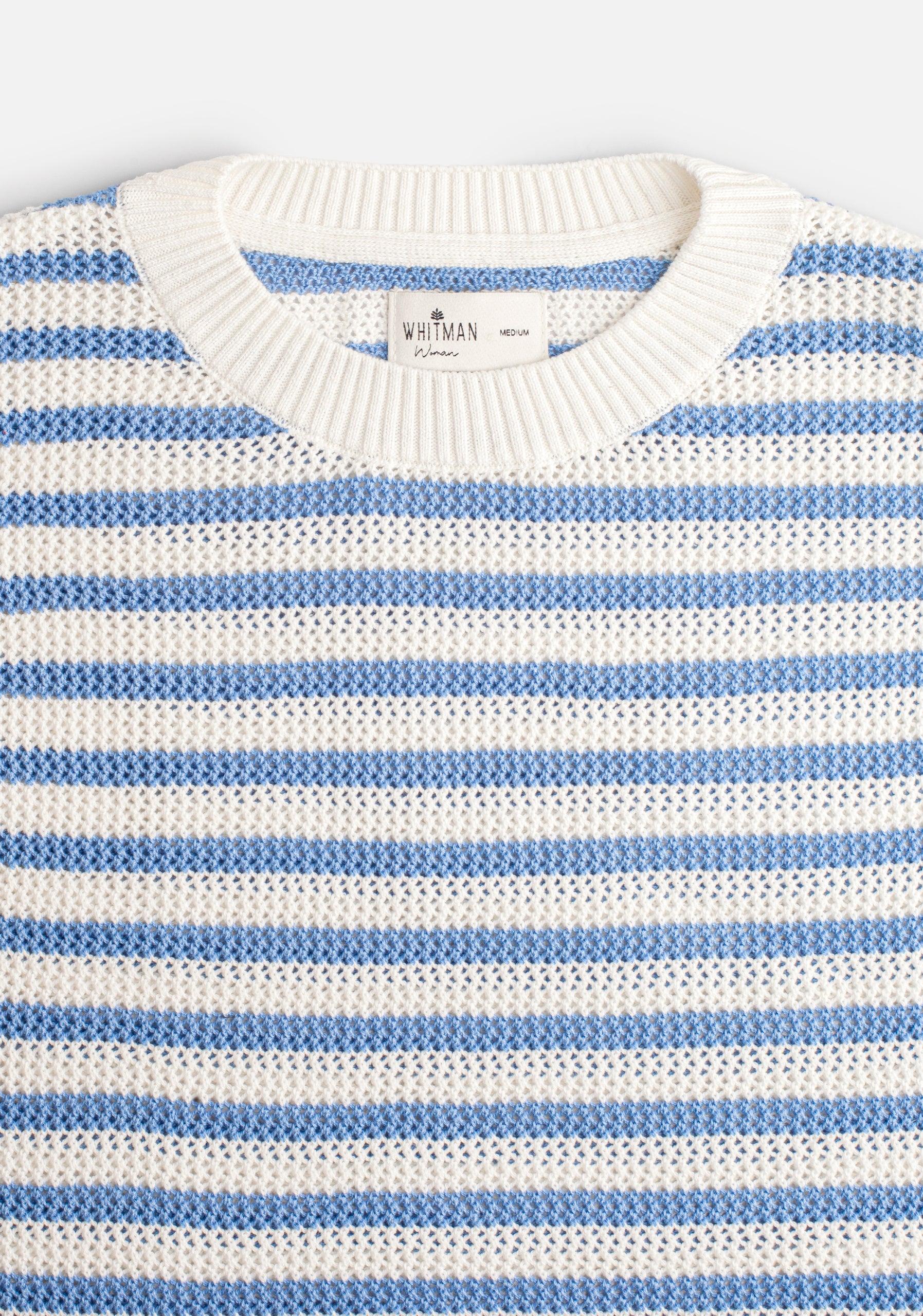 Camiseta M Serena Rayas Azul-Marfil