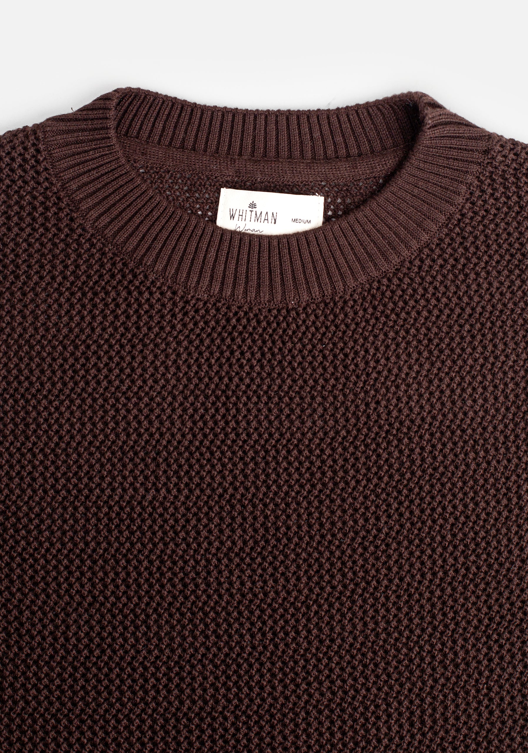 Camiseta M Tejida Serena Café