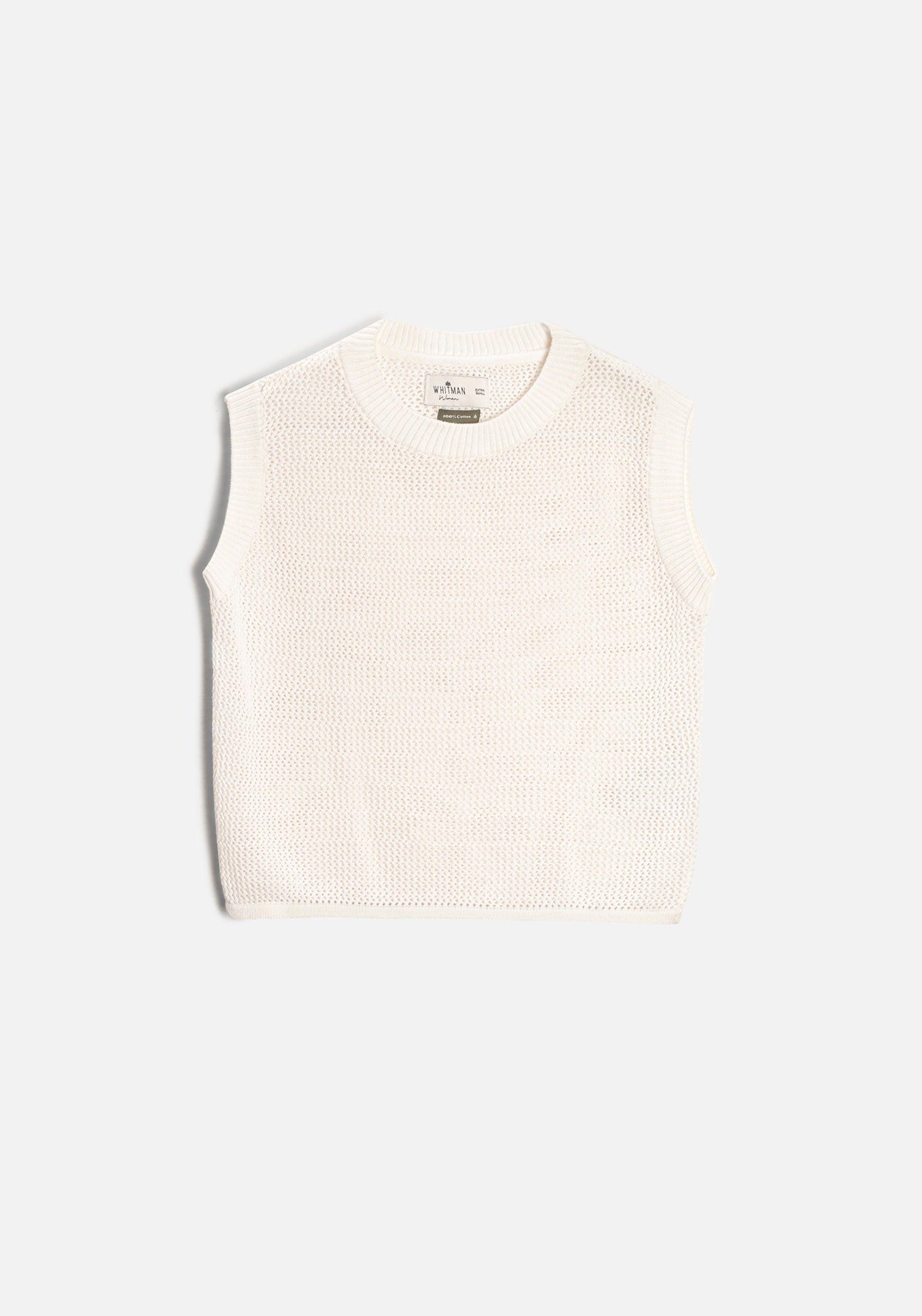 Camiseta M Tejida Serena Hueso