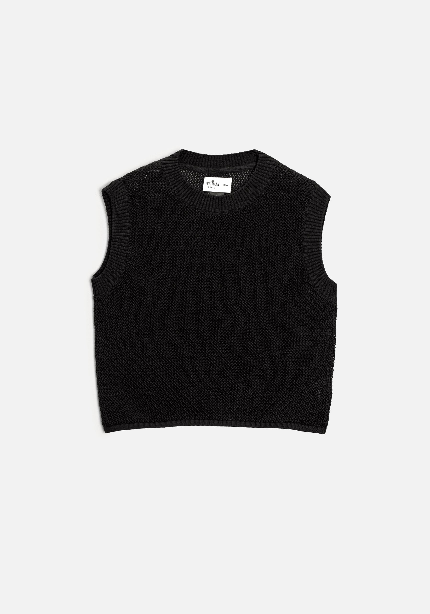 Camiseta M Tejida Serena Negro