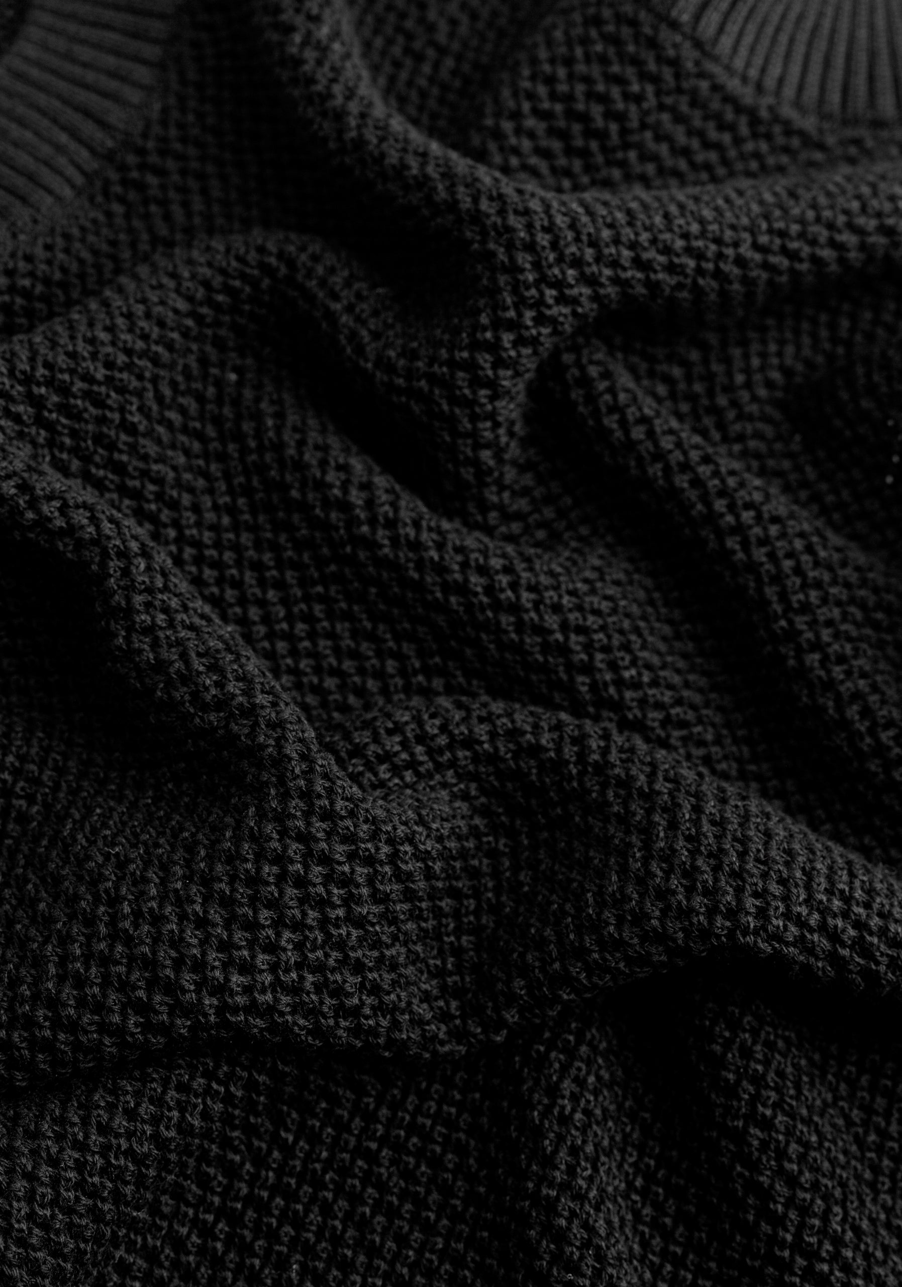 Camiseta M Tejida Serena Negro